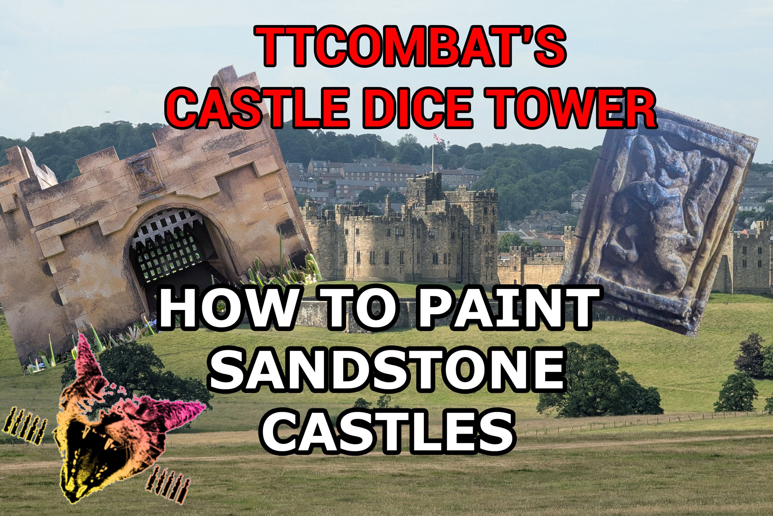 How To Paint Sandstone Castles