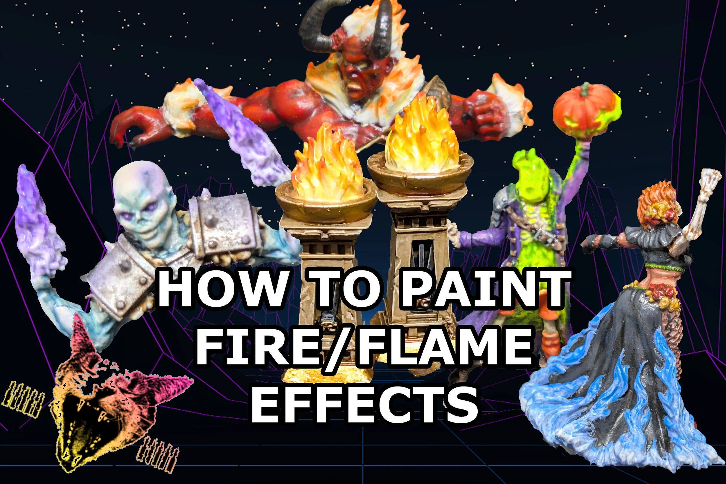 How To Paint Fire/Flame Effects