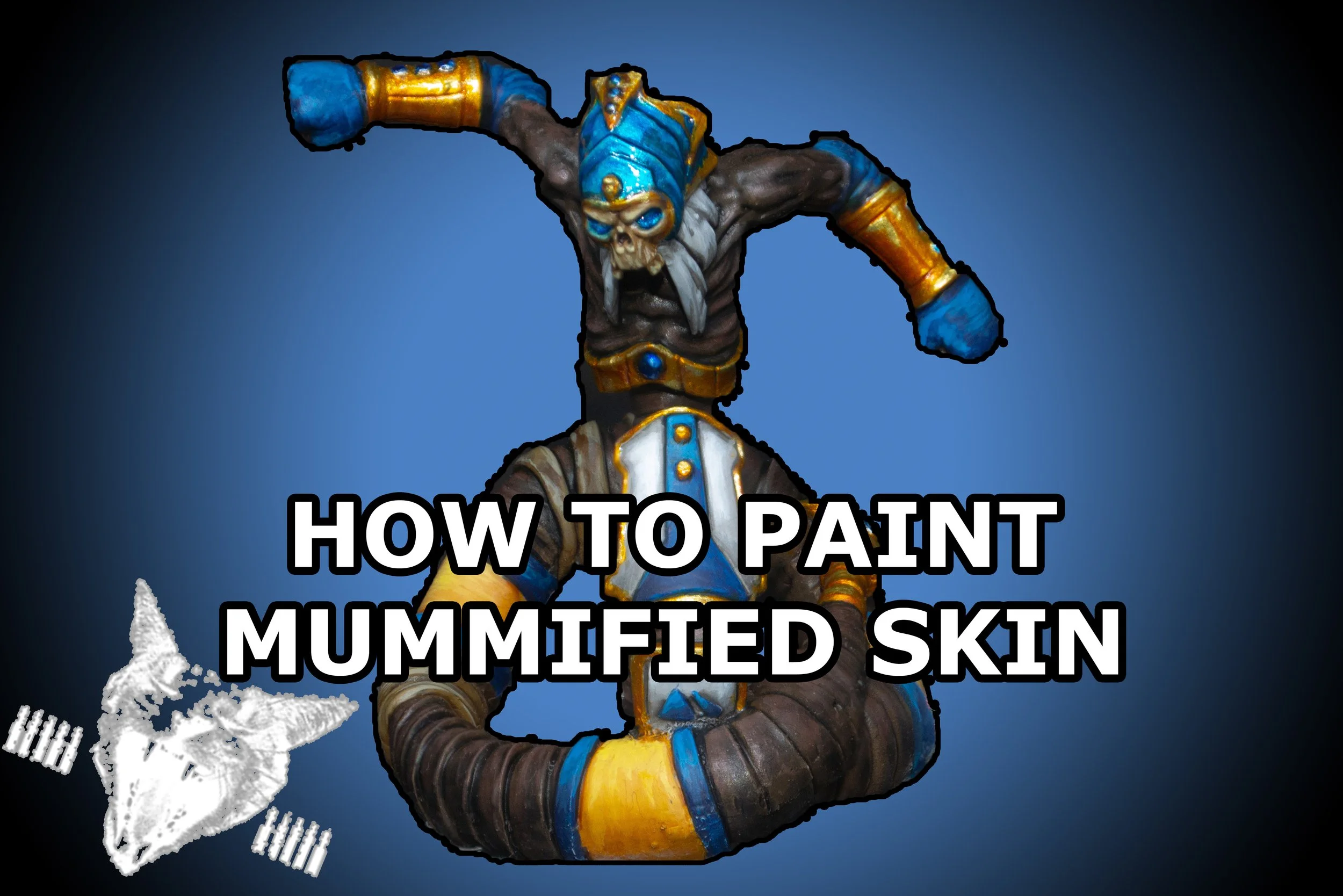 How To Paint Mummified Skin