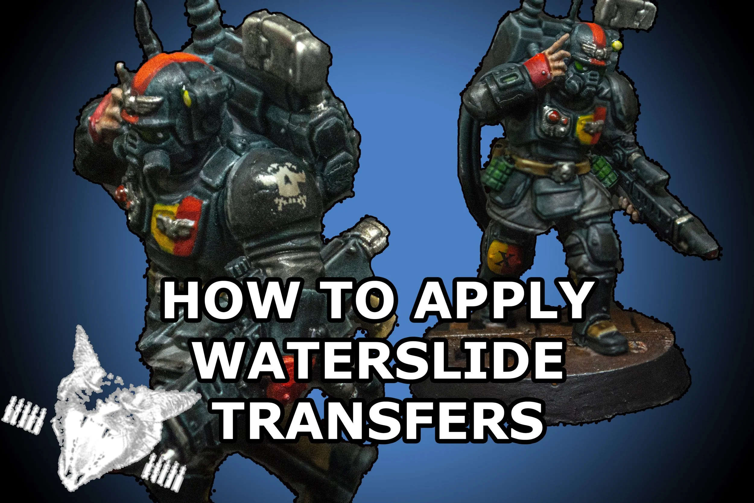 How To Apply Waterslide Transfers