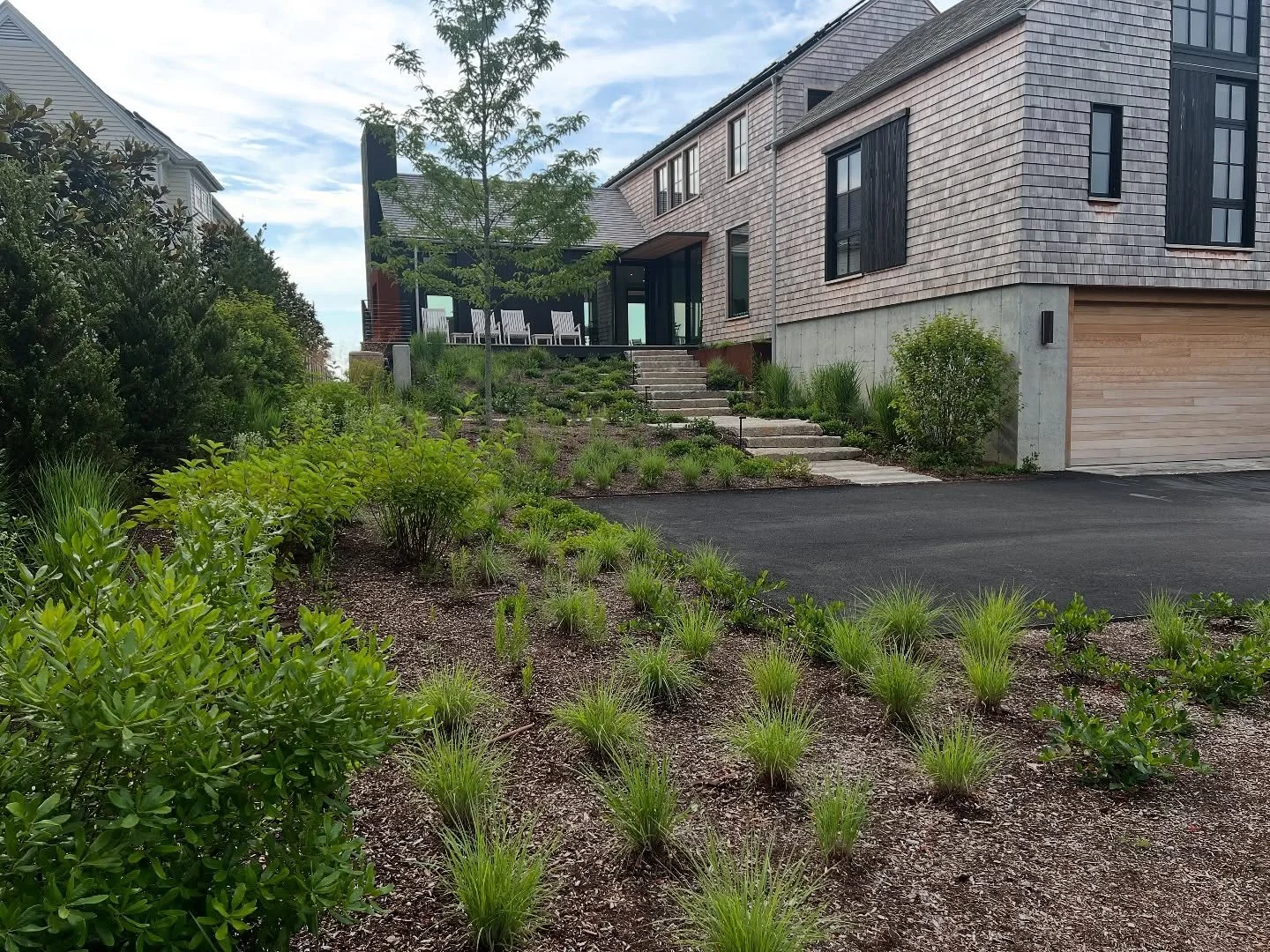 A mid-October planting coming to life 🌱

@rolfselertoffice 
@evergreenbuildingsystems 
@novakbrotherslandscapingllc 
@stonecurators 
and many more