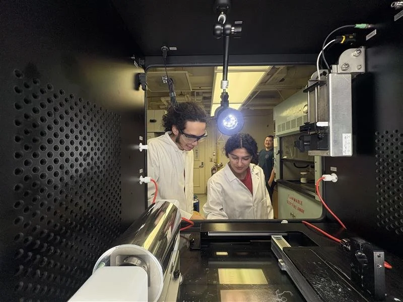 Army Educational Outreach Program Participants: Nikta Izadi and Cesar Dominguez 