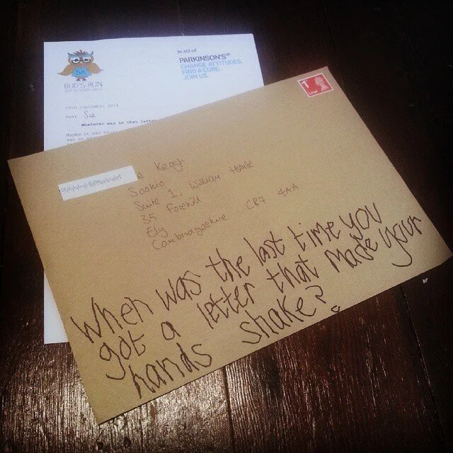 When was the last time you got a letter that made your hands shake?