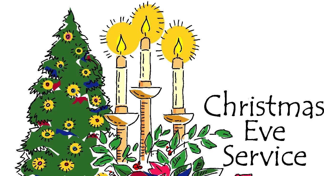 Christmas Eve Service beginning with congregational carols