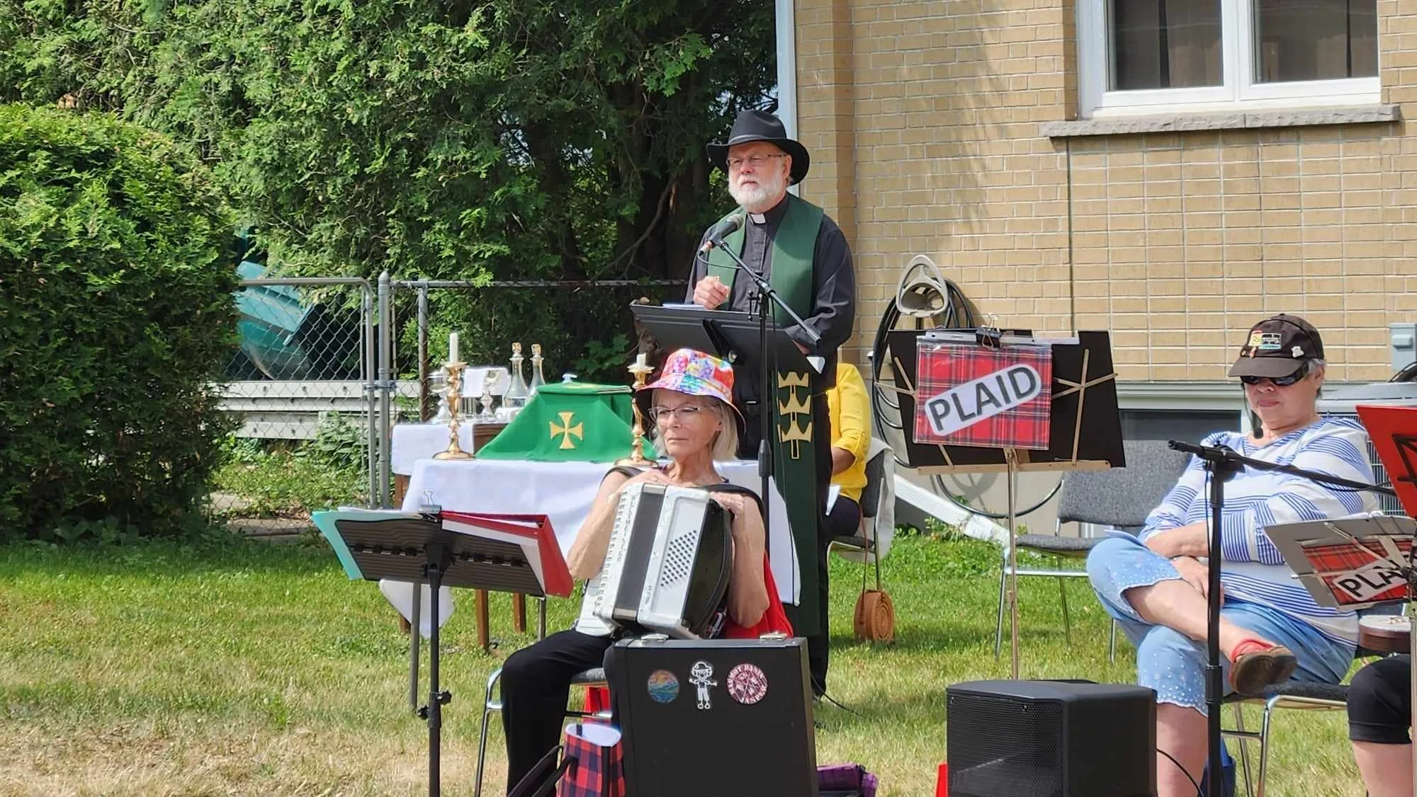 Parish Picnic and Service on the Labyrinth