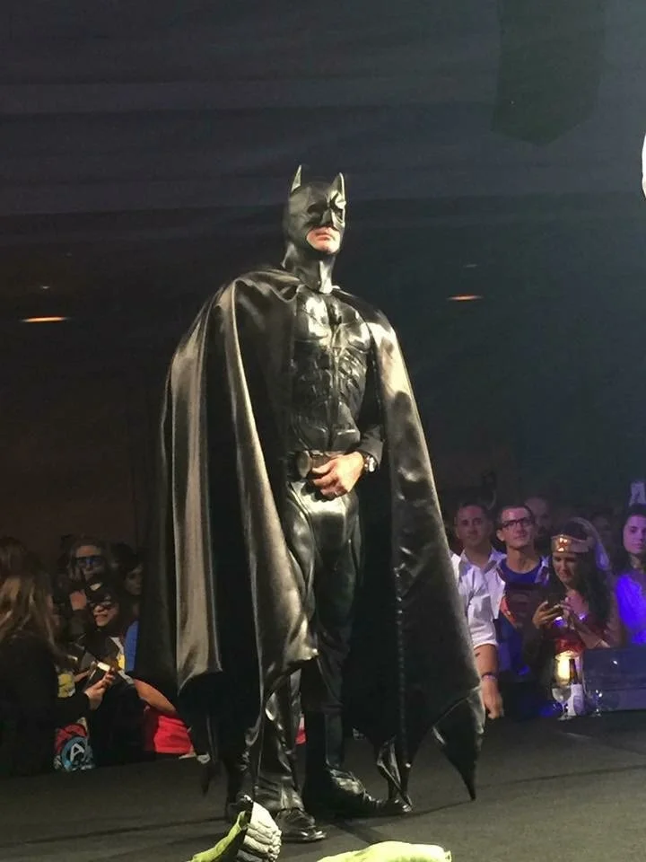 Markets Guides dressed as Batman for Halloween