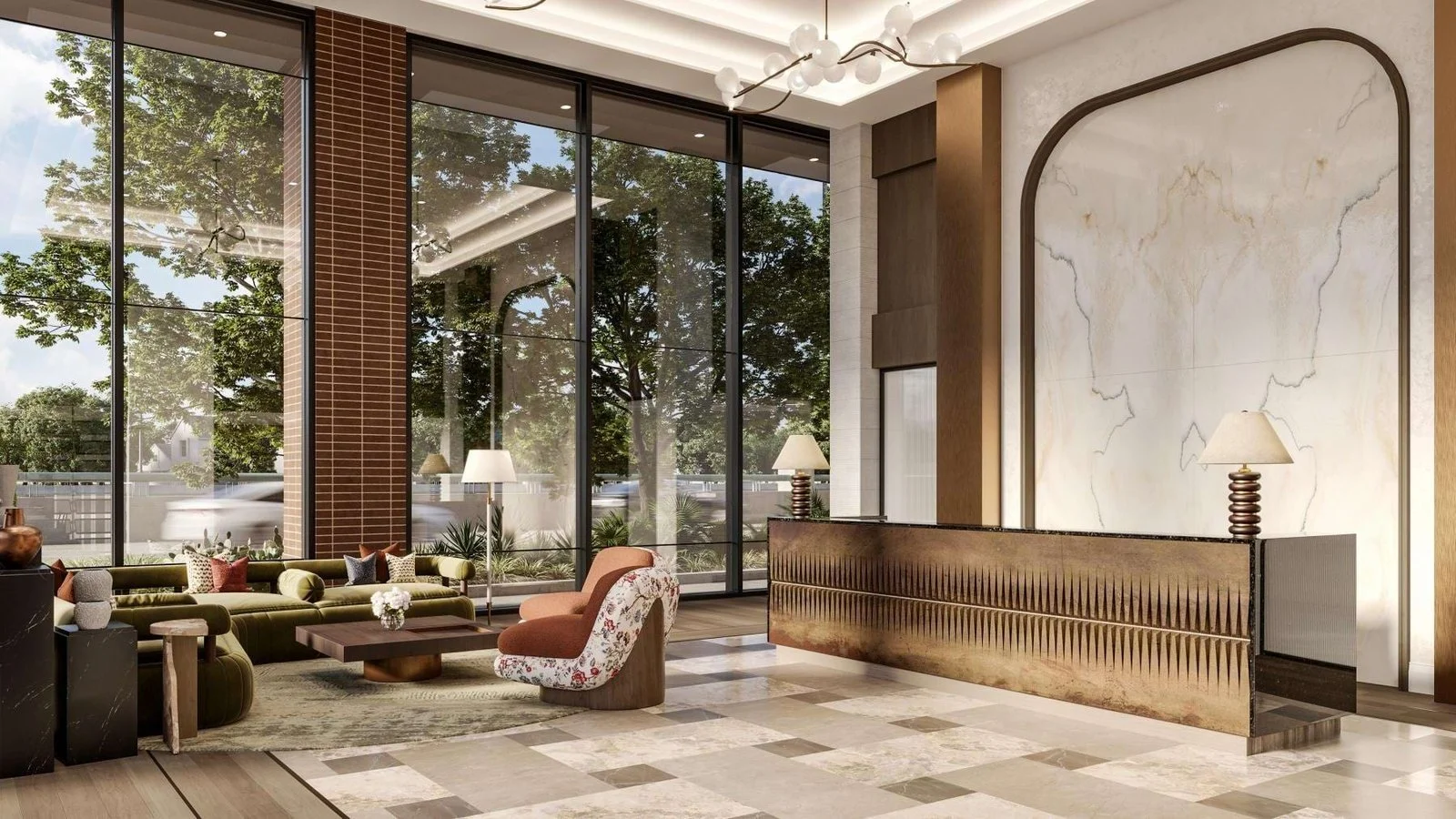Leopold at Knox lobby and reception