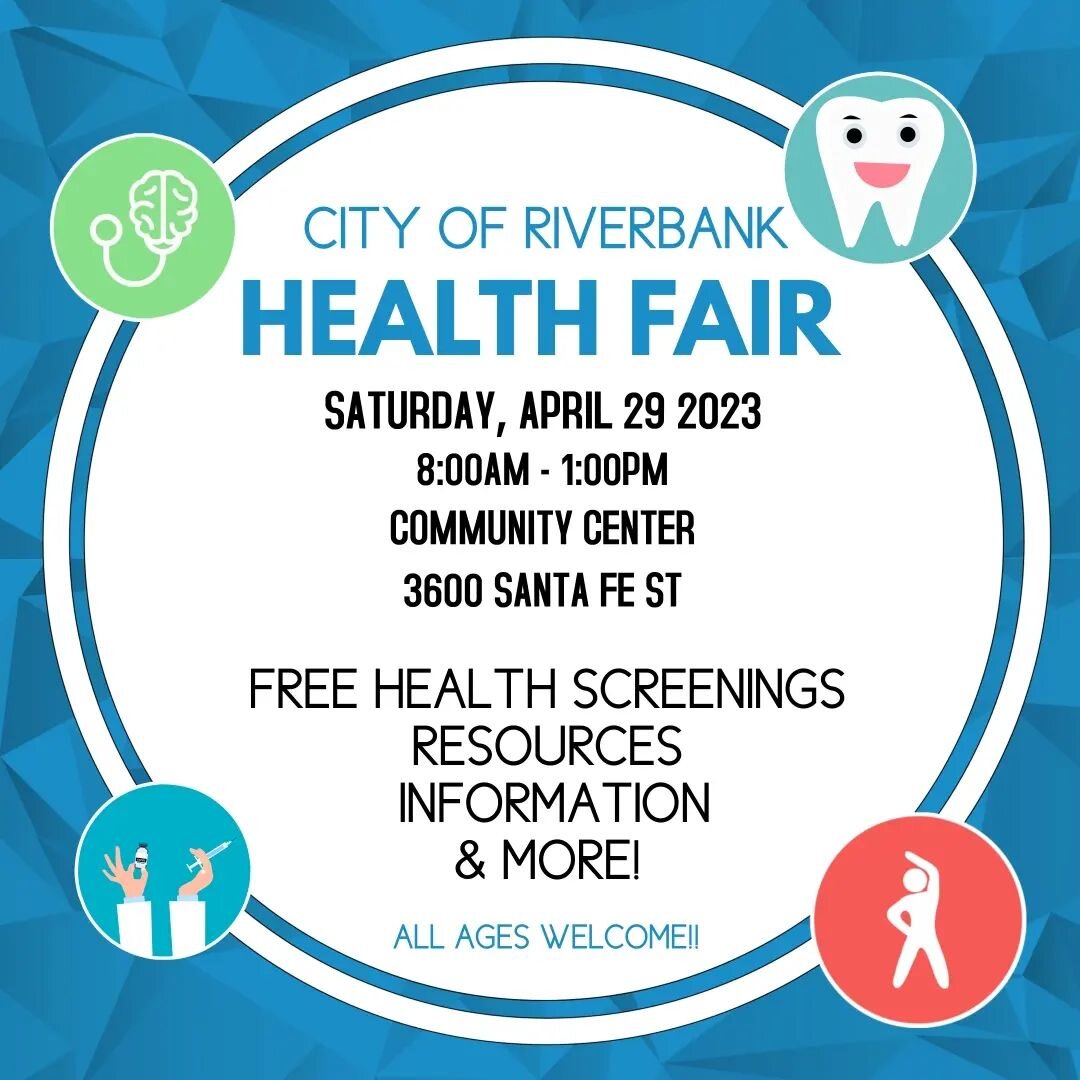 Join us this Saturday at the Riverbank Health Fair! Our YAFT members will be tabling and sharing cessation resources with the community of Riverbank.