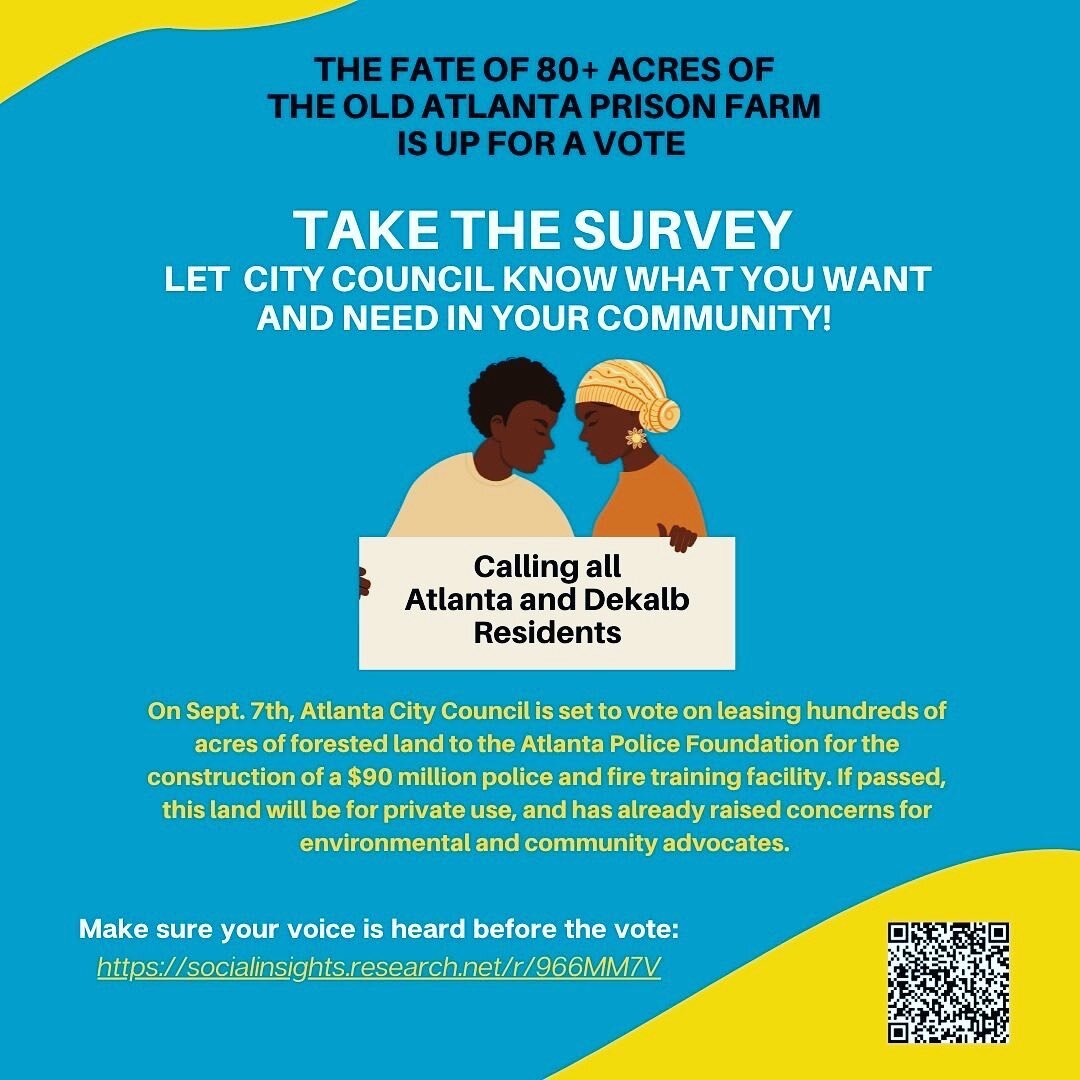 Atlanta and DeKalb county residents are invited to weigh in on the development of a 90 million dollar project led by the Police Foundation in South Atlanta. The survey aims to gather feedback from the communities closest to the proposed training faci