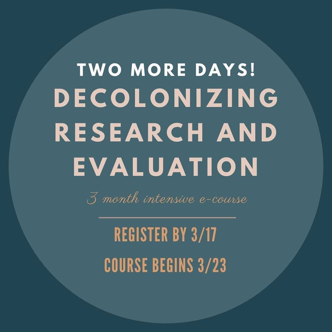 TWO MORE DAYS!! 🎉🎉 Sign up for our e-course. Link is in the bio. 

Being provided on a sliding scale and for those that are concerned about costs or communicating with your organization, please feel free to DM us! 

Can't wait to you there. 

#deco
