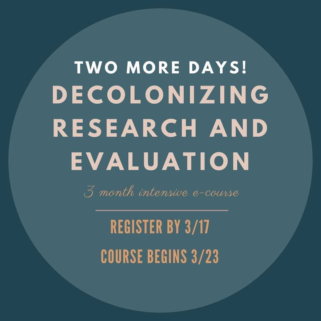 TWO MORE DAYS!! 🎉🎉 Sign up for our e-course. Link is in the bio. 

Being provided on a sliding scale and for those that are concerned about costs or communicating with your organization, please feel free to DM us! 

Can't wait to you there. 

#deco