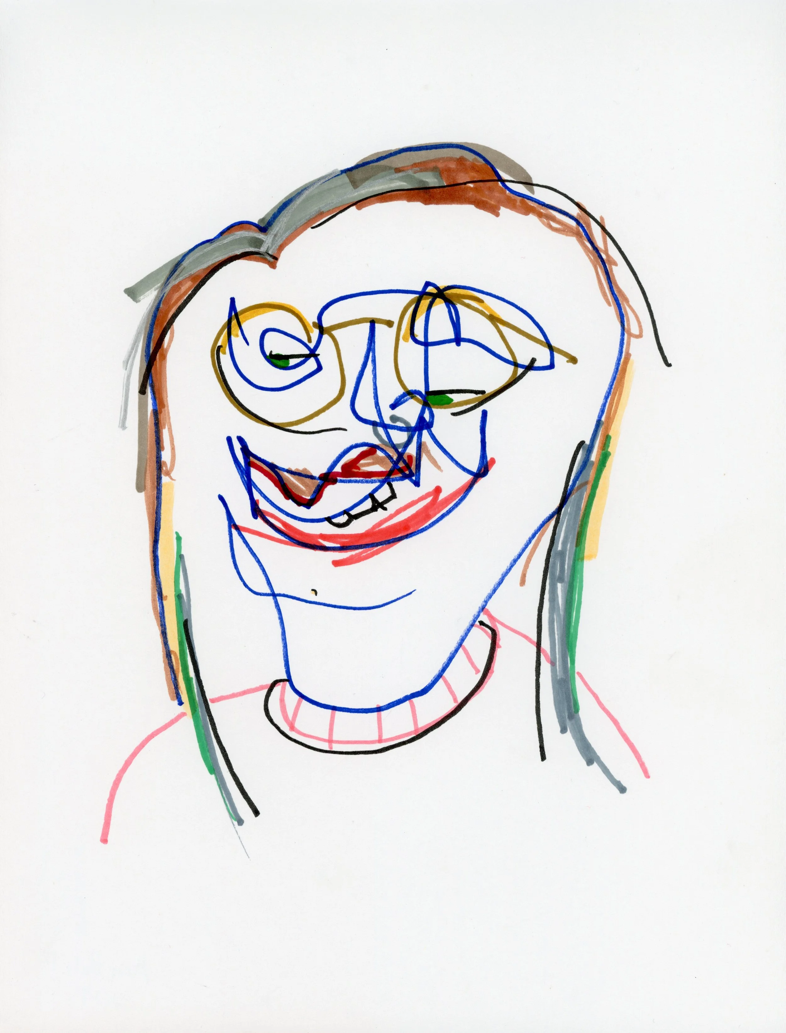 Self-Portrait (Abstract face)
