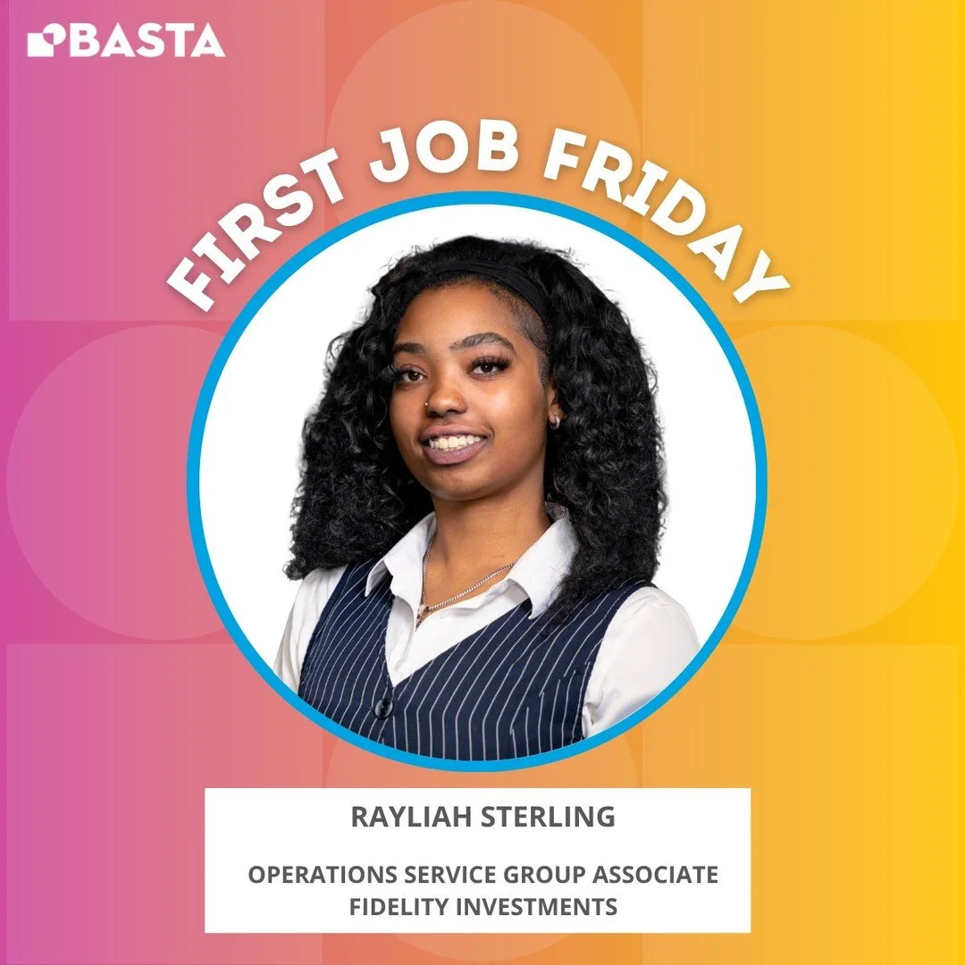 Basta is proud to celebrate Basta Fellow, Rayliah Sterling, who is joining Fidelity Investments as an Associate in the Operations & Service Group! 💼✨
“At the ALPFA Convention, I didn’t walk away with an offer, which at first was dis