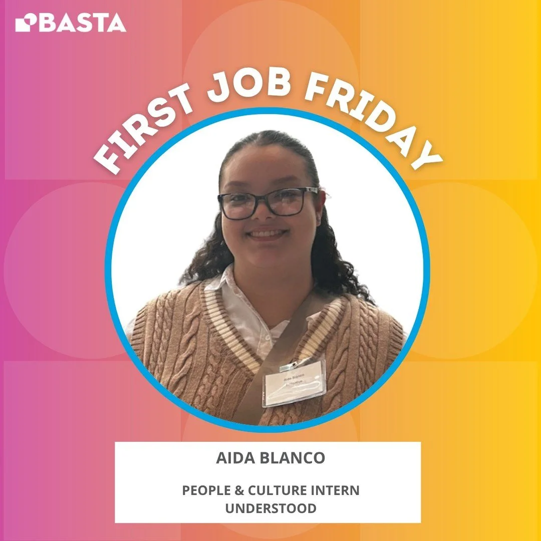 🎉 Basta is proud to celebrate Aida Blanco, who is kicking off her career journey with a People and Culture Internship at Understood! 💼✨

&ldquo;Huge shoutout to Jhonny Perez for pushing me to apply and helping me prep for the interview, it really p