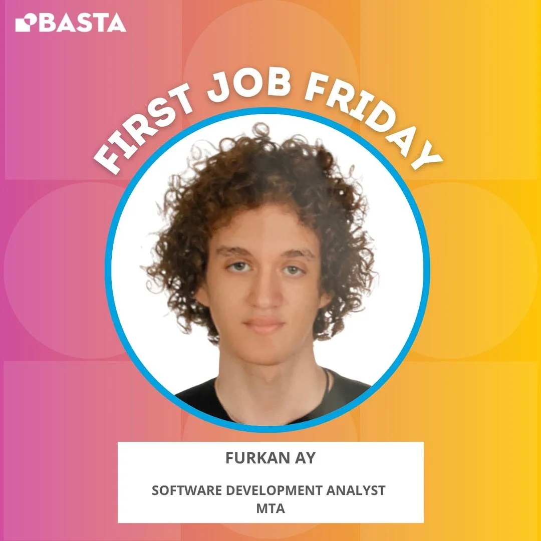 Basta is proud to celebrate Furkan Ay, who is joining the @mta this spring as a Software Development Analyst Intern! 🚆💻

&ldquo;This opportunity came after competing in a datathon where I was recognized for my work, and I still can't believe it&rsq