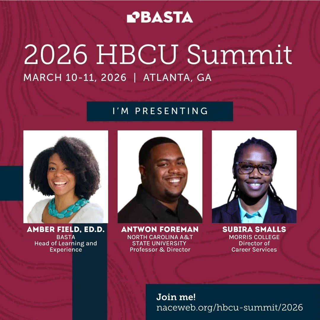 🎓Basta is headed to Atlanta for the NACE HBCU Summit 2026!

We&rsquo;re excited to join HBCU career services leaders and early talent recruiting teams for two days of intimate conversations, idea exchange, and partnership-building that open doors fo