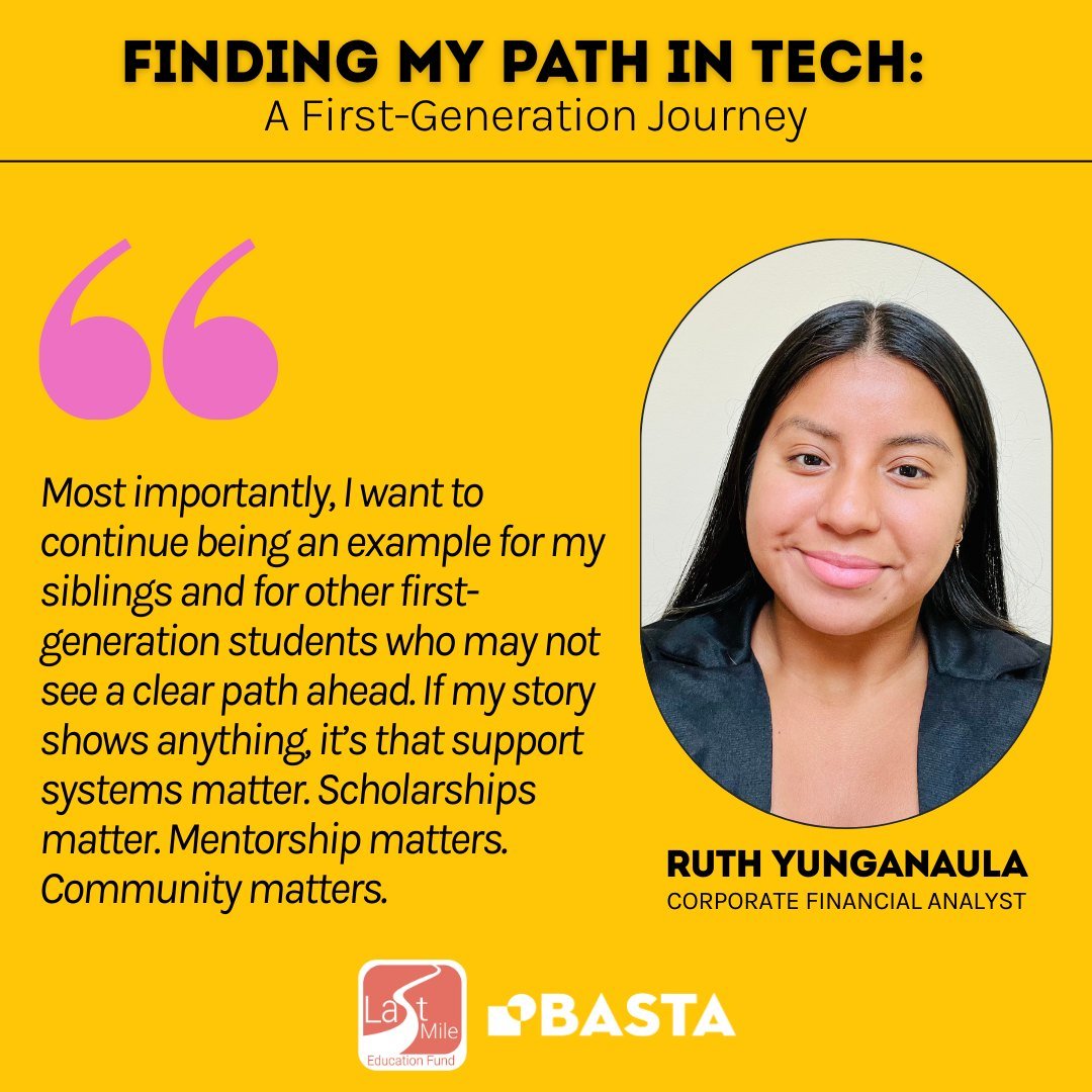 Ruth Yunganaula didn&rsquo;t start her journey with a clear roadmap. As a first-generation college student at @collegeofstatenisland and the oldest of four siblings, she was navigating college, career decisions, and the &ldquo;unwritten rules&rdquo; 