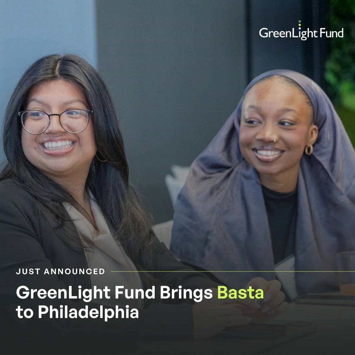 We&rsquo;re thrilled to expand Basta&rsquo;s work to Philadelphia with support from @greenlightfund Philadelphia. Together with colleges, community-based organizations, and employers, we&rsquo;ll equip more students to turn education into strong firs