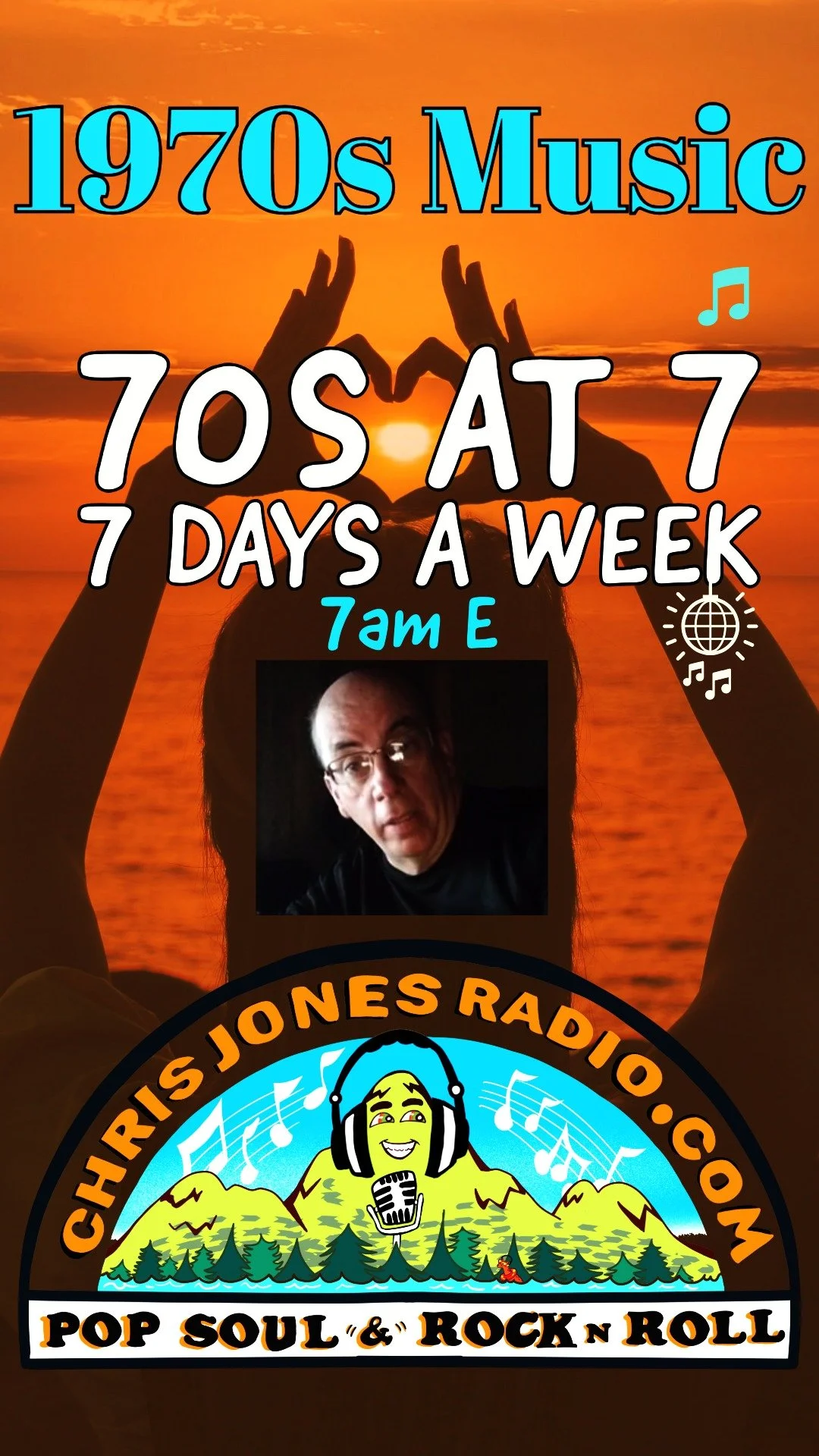 7 days a week at 7am E

The #70s at 7.

chrisjonesradio.com

#ThursdayThoughts #personalfavorite&hearts;️ #popsoul #rocknroll #SpringVibes