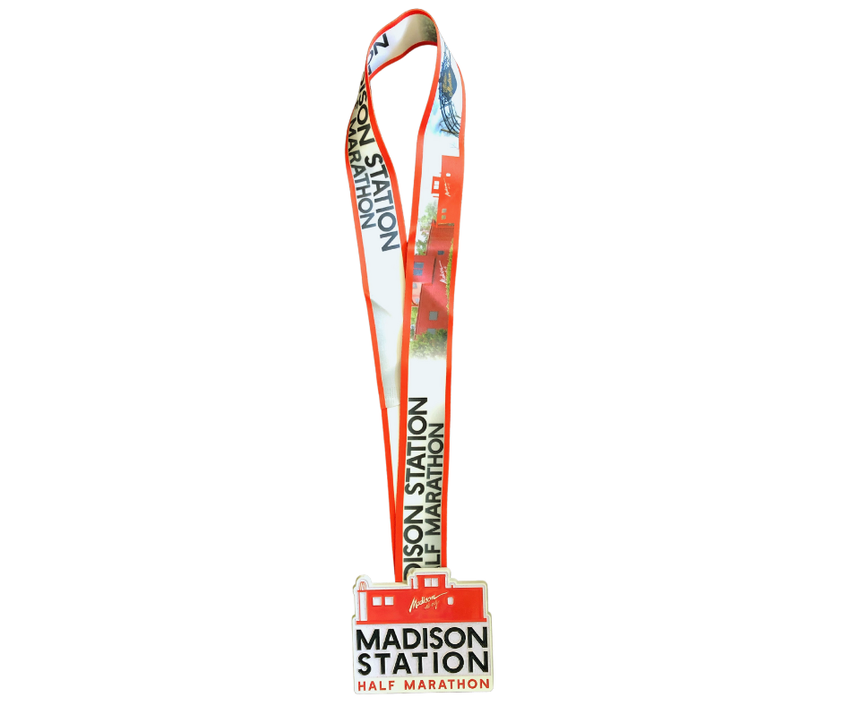Swag and Finisher Medals — Madison Station Half Marathon
