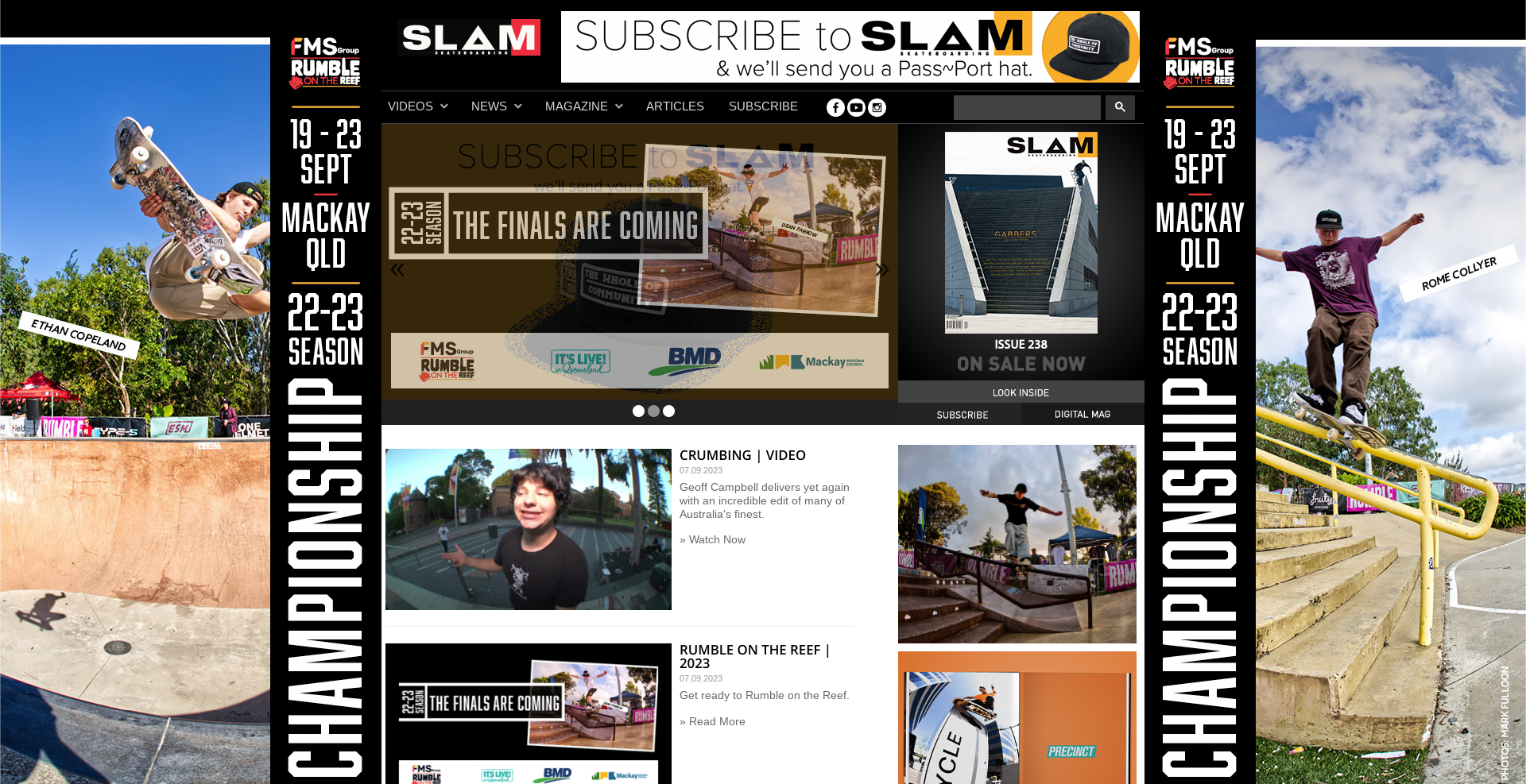 Rumble on the Reef Coverage - Where to see your Favourite Skaters