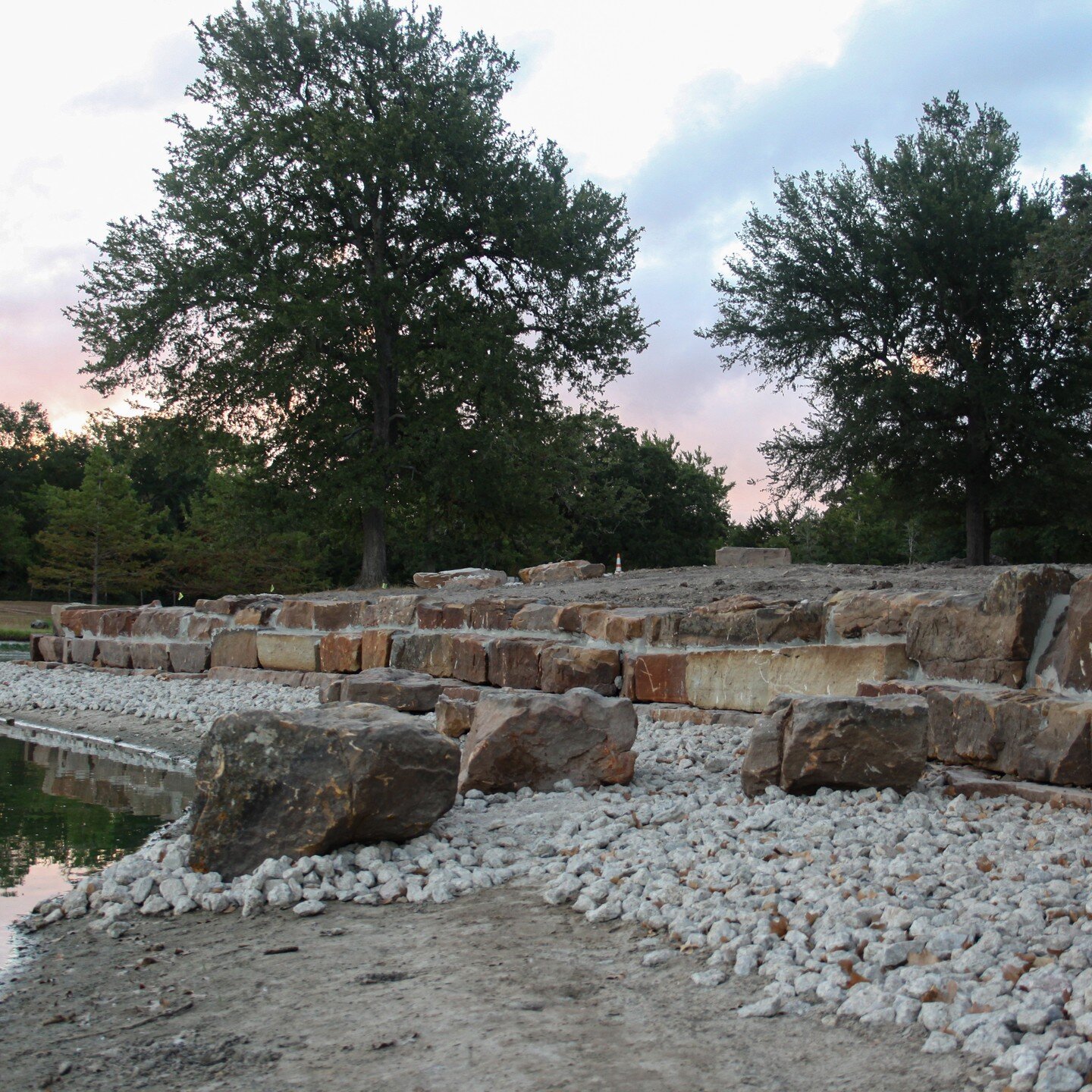 A great way to kick off August. Do you need retaining walls or stone work? Give us a call today! 979.846.5347