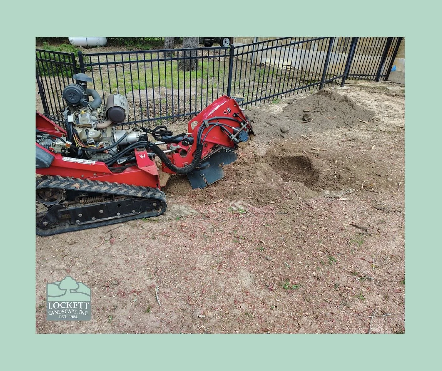 Did you know that we offer tree removal and stump grinding services? No matter how big or tall, we won’t let anything stand in the way of your dream backyard, patio or garden. For more information, call us at (979)846-5347! #stumpgrinding #tree