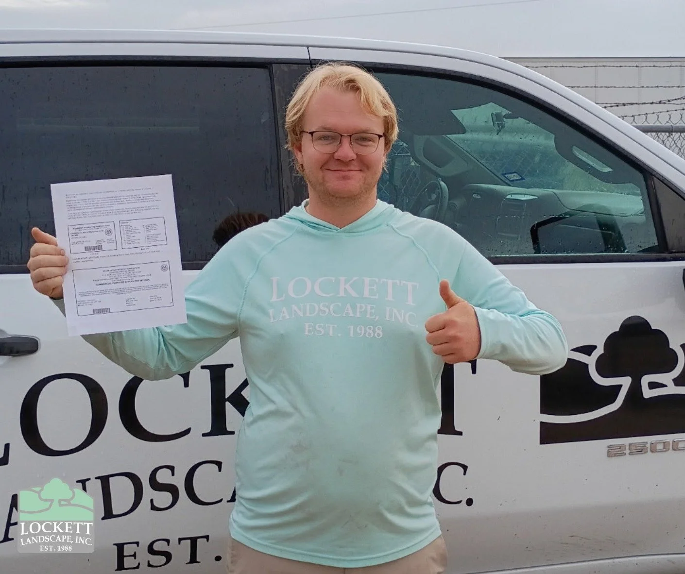 Congratulations to Zach, one of our Crew Members who recently received their Landscape Maintenance Commercial Applicator License! He worked very hard, and we're happy to have him a part of our Landscape Maintenance Crew. #landscapemaintenance #landsc