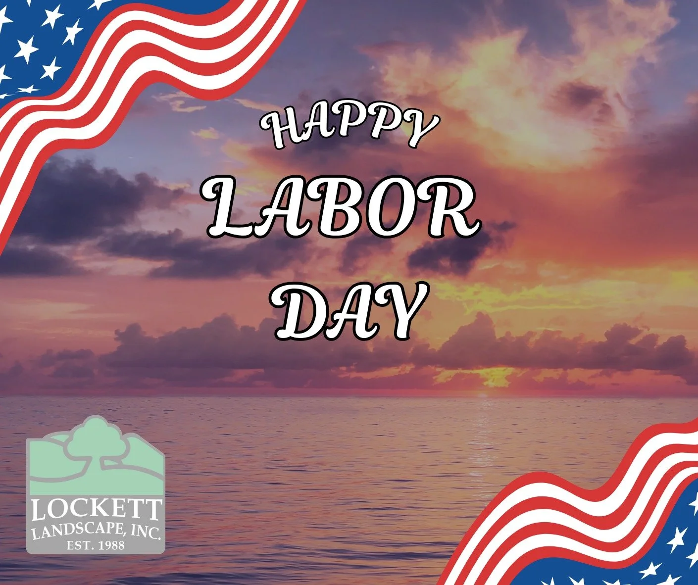 Happy Labor Day, everyone! We hope you all have a happy and safe holiday! #laborday #trending #smallbusiness #landscaping #familyowned