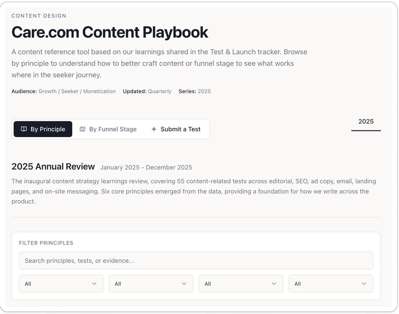 How we used AI to build an Internal UXR App