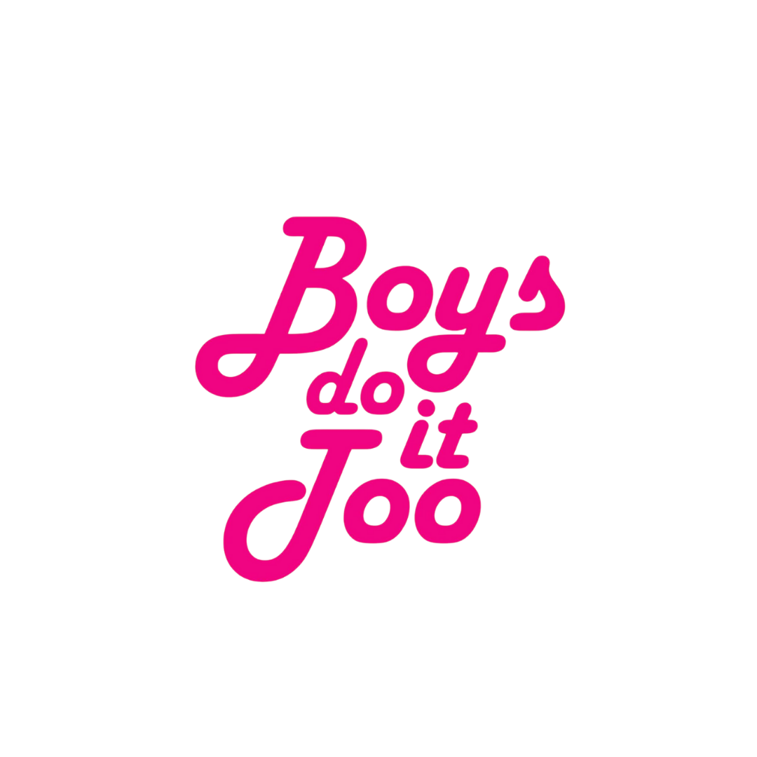 Boys do it too logo, empresa con la que hemos trabajado.