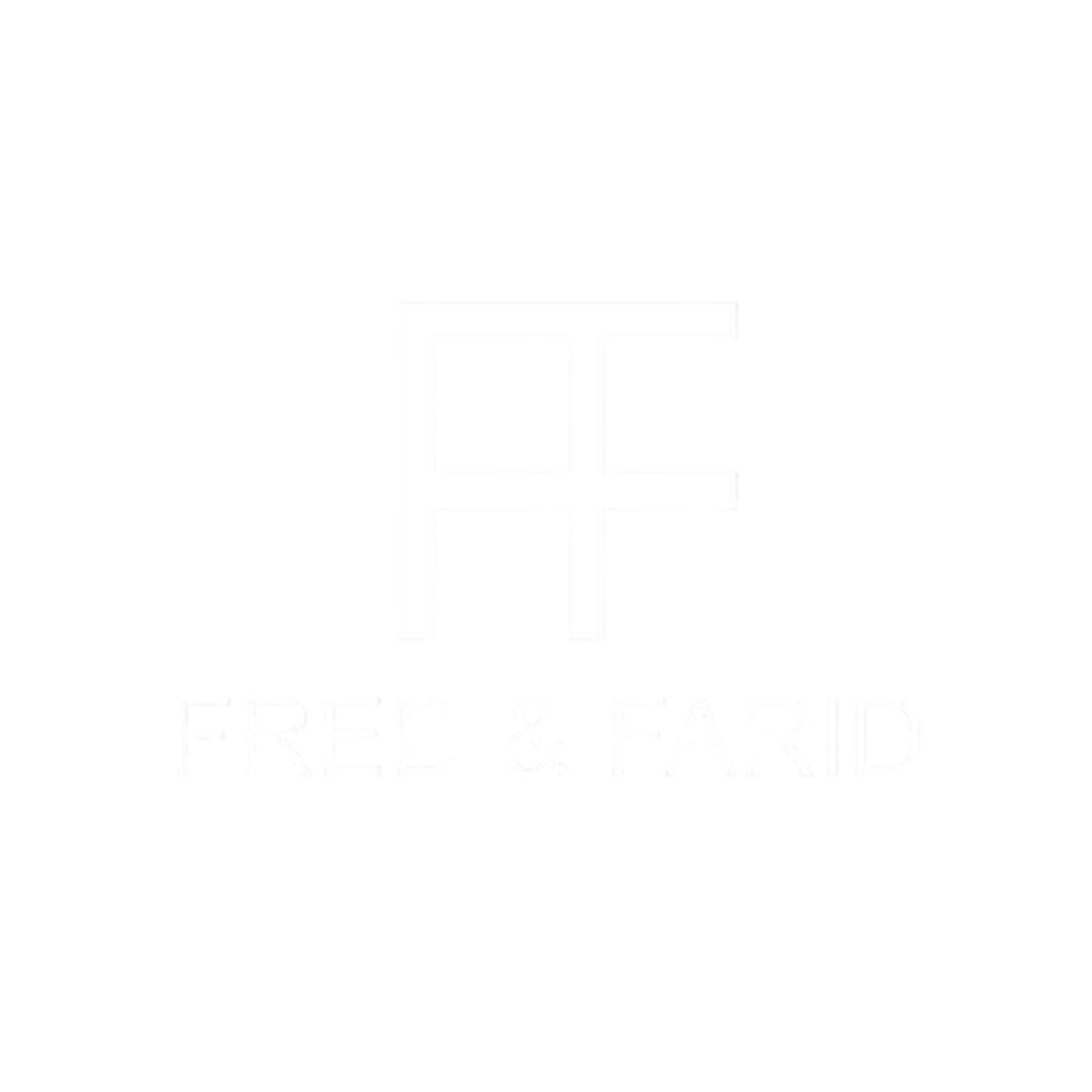 Fred & Farid logo, empresa con la que hemos trabajado.