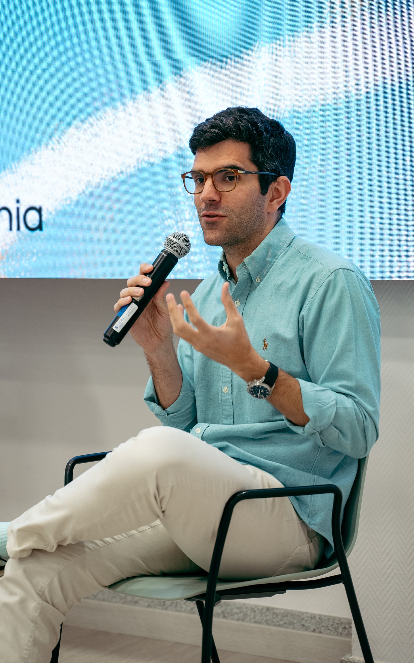 Daniel Espejo, CEO de OMNIA en su intervención estelar. 