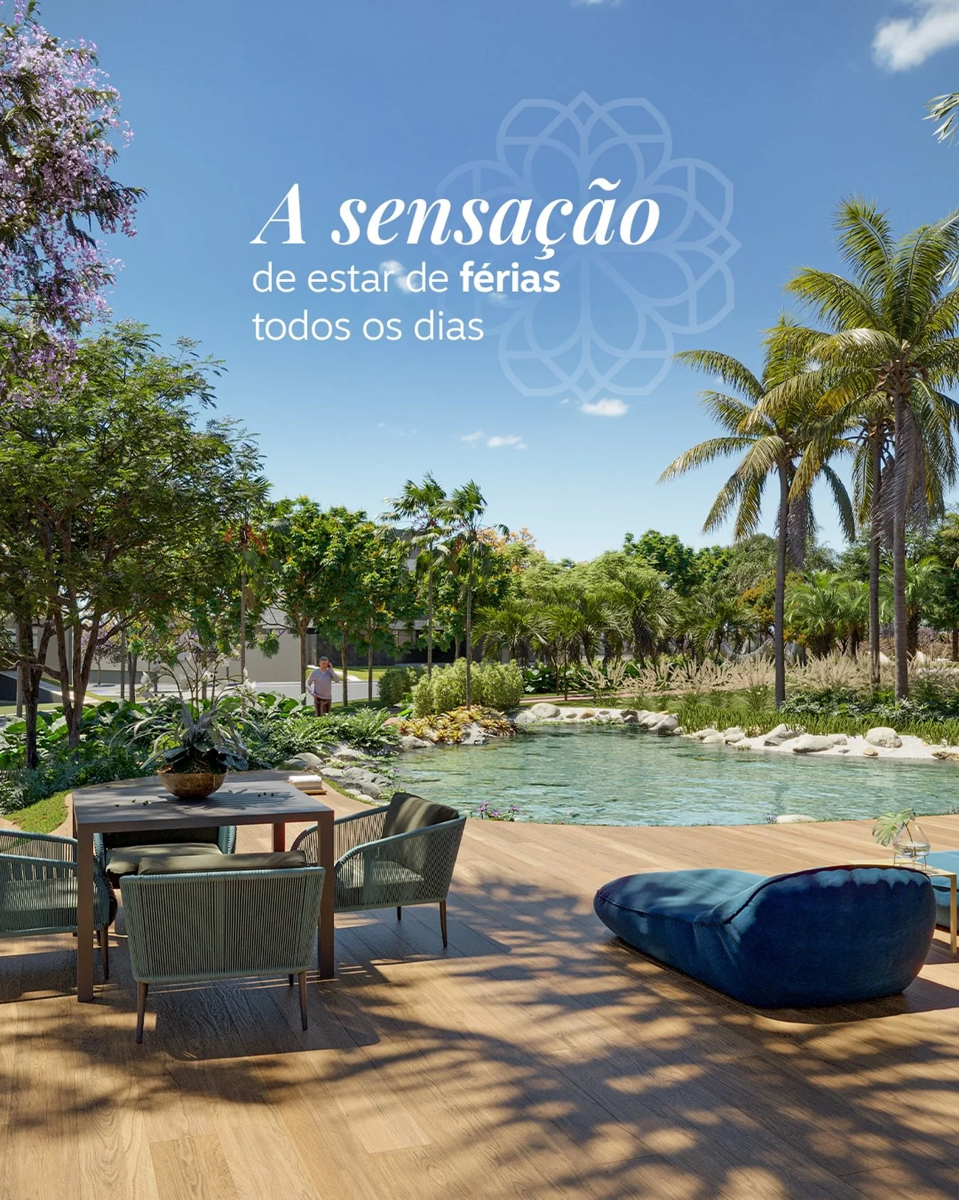 Viver no Riviera Boulevard Spa Resort &eacute; como apertar o pause em meio &agrave; correria do dia a dia. 

Voc&ecirc; chega em casa, respira fundo, contempla a natureza, aproveita os espa&ccedil;os de lazer e percebe que n&atilde;o precisa esperar