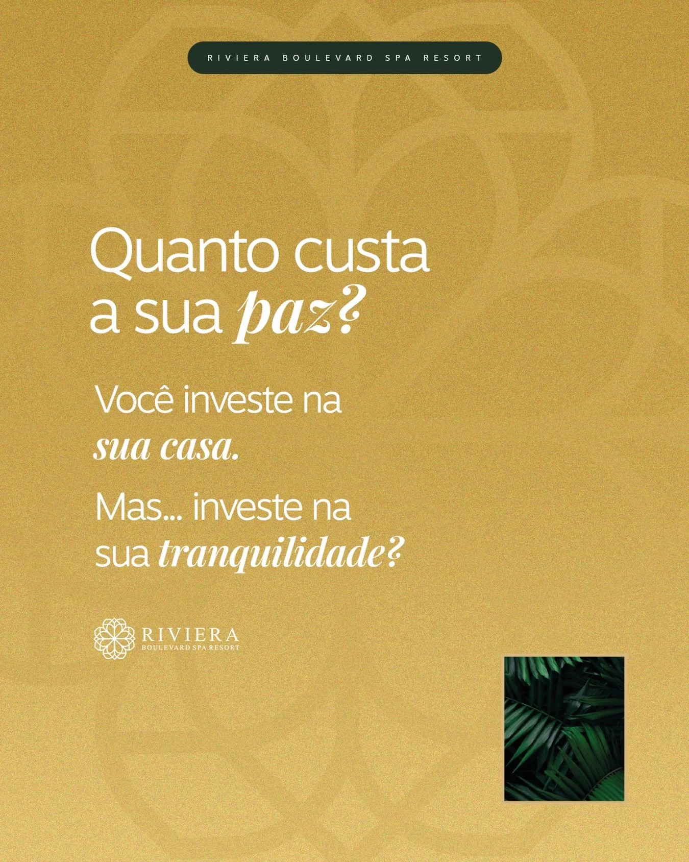 No fim do dia, o que mais queremos &eacute; chegar em casa e sentir que estamos no lugar certo. 

Um lugar onde a tranquilidade faz parte da rotina, onde a seguran&ccedil;a traz mais leveza e onde voc&ecirc; pode aproveitar o tempo com quem ama.