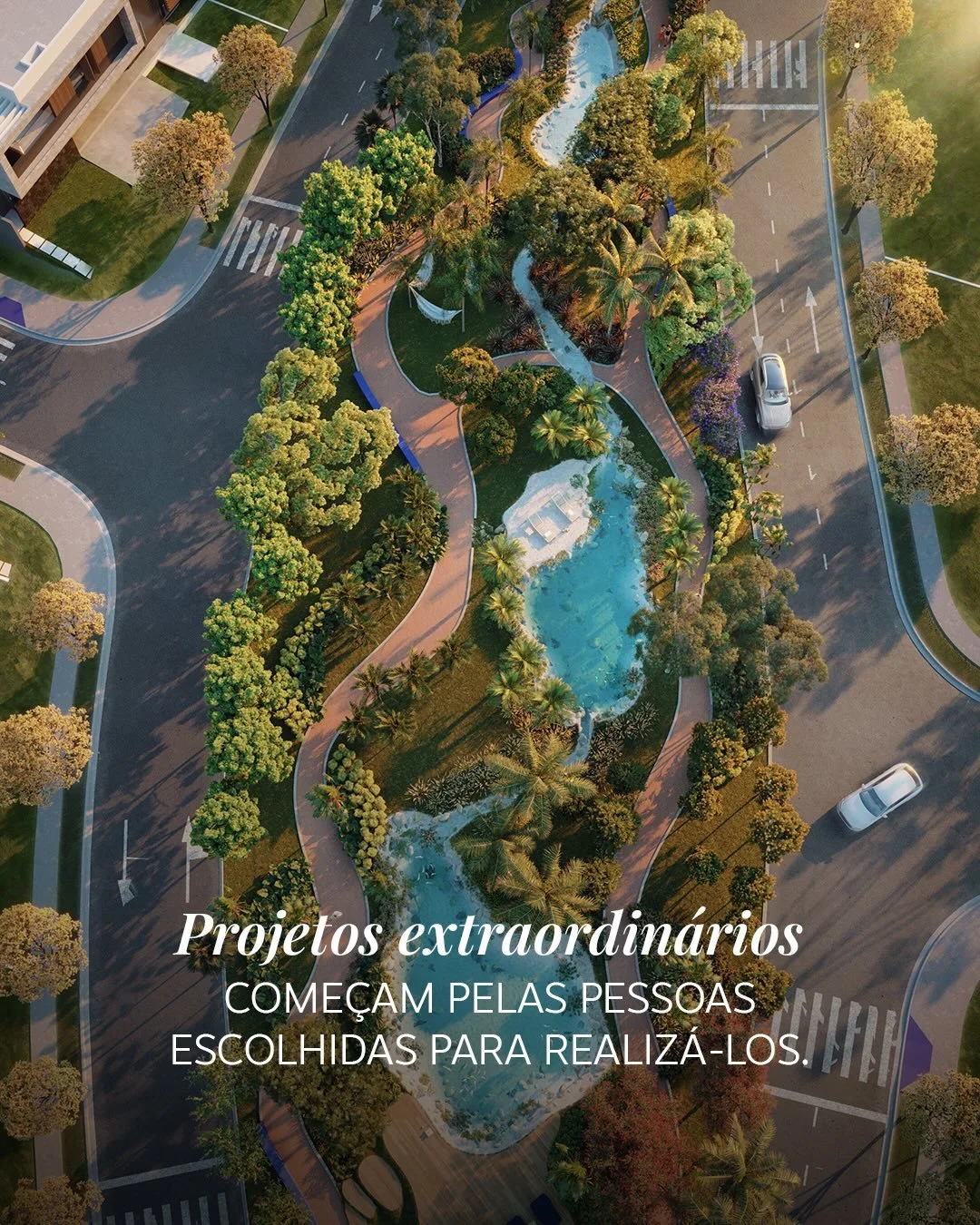 O Riviera Boulevard Spa Resort nasceu da vis&atilde;o e do talento de profissionais que entendem que um projeto extraordin&aacute;rio &eacute; constru&iacute;do nos detalhes.
Arquitetura, engenharia, paisagismo e design se encontram atrav&eacute;s de