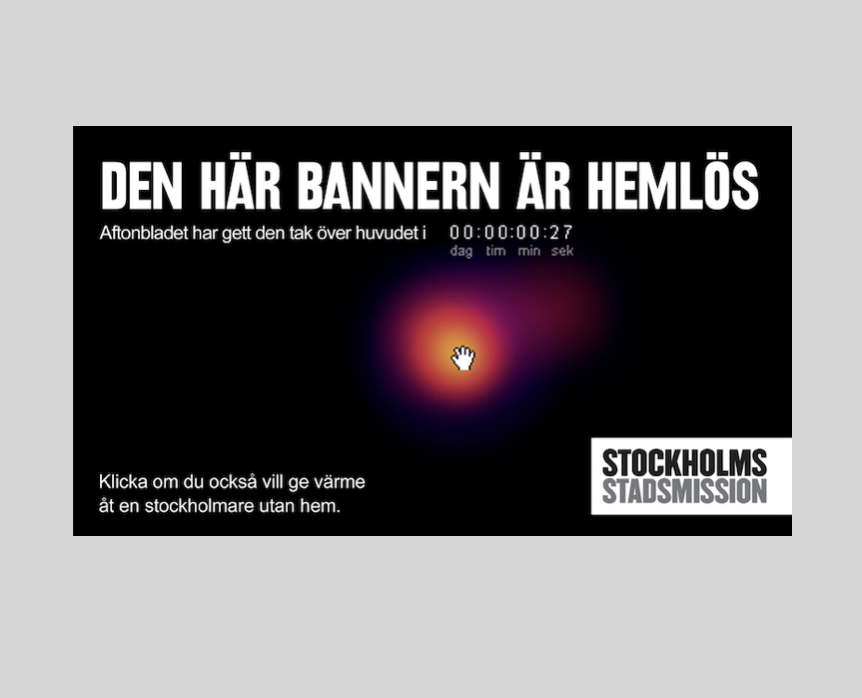 STOCKHOLMS STADSMISSION – Hemlösa Banners
