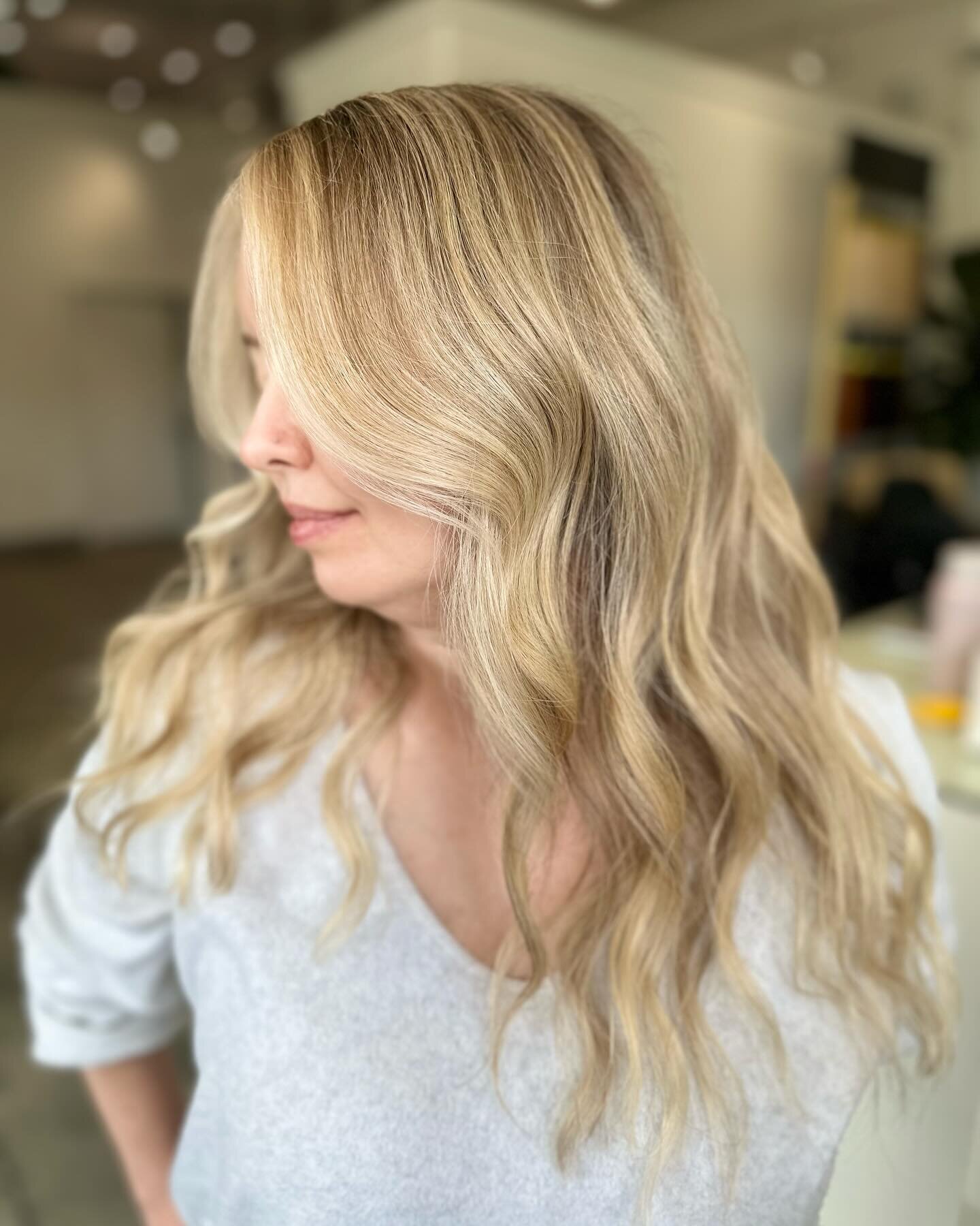 Spring time is here✨ Full Blonding and styled by @zoebodiehair 

The sun is starting to come out more + spring is here which means you deserve the best hair this season.

Call or visit us online to book now! While we have openings so that you don&rsq