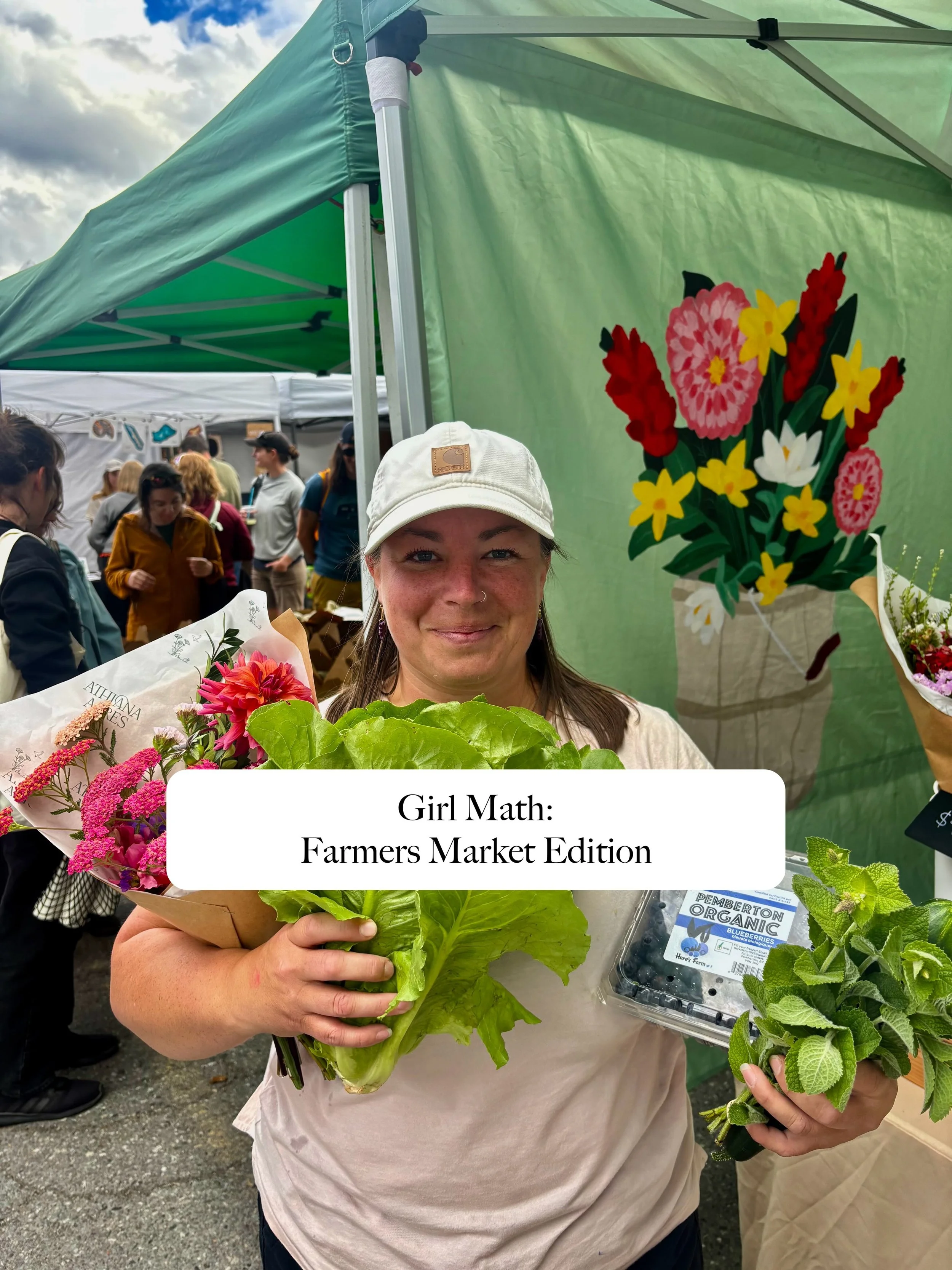 The math is simple: if it&rsquo;s from the farmers market&hellip; it doesn&rsquo;t count. 💅

Coffee Horchata: @pinktunacafe 
Veggies: @nutrientdensefarm or @athianaacres 
Flowers: @florafloramarkets 
Pastry: @rising_knead_bakery 
Earrings: @livfinle