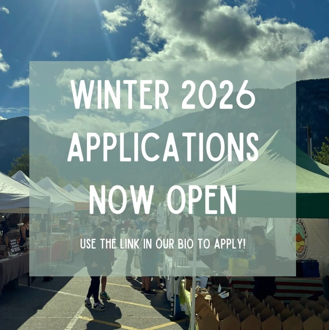 Applications are now open for our 2026/27 Winter &amp; Spring Markets!

If you&rsquo;re interested in becoming a vendor, apply using the link in our bio. Applications close August 6.

This application covers both market seasons:
❄️ Winter: November 7