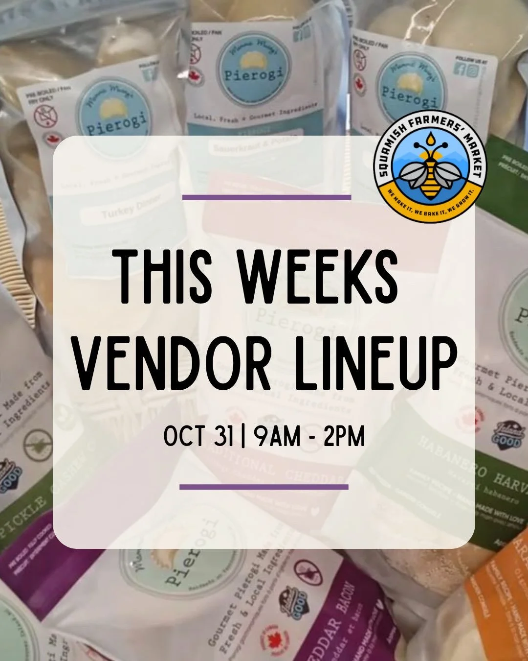 No tricks, just treats! 👻🎃

This weekend marks our last weekend of 9-2pm hours. Next week we transition to our winter schedule 10-2pm. 

Come on out dressed in costume or regular civvies! Grab your favourite seasonal goodies and something delicious
