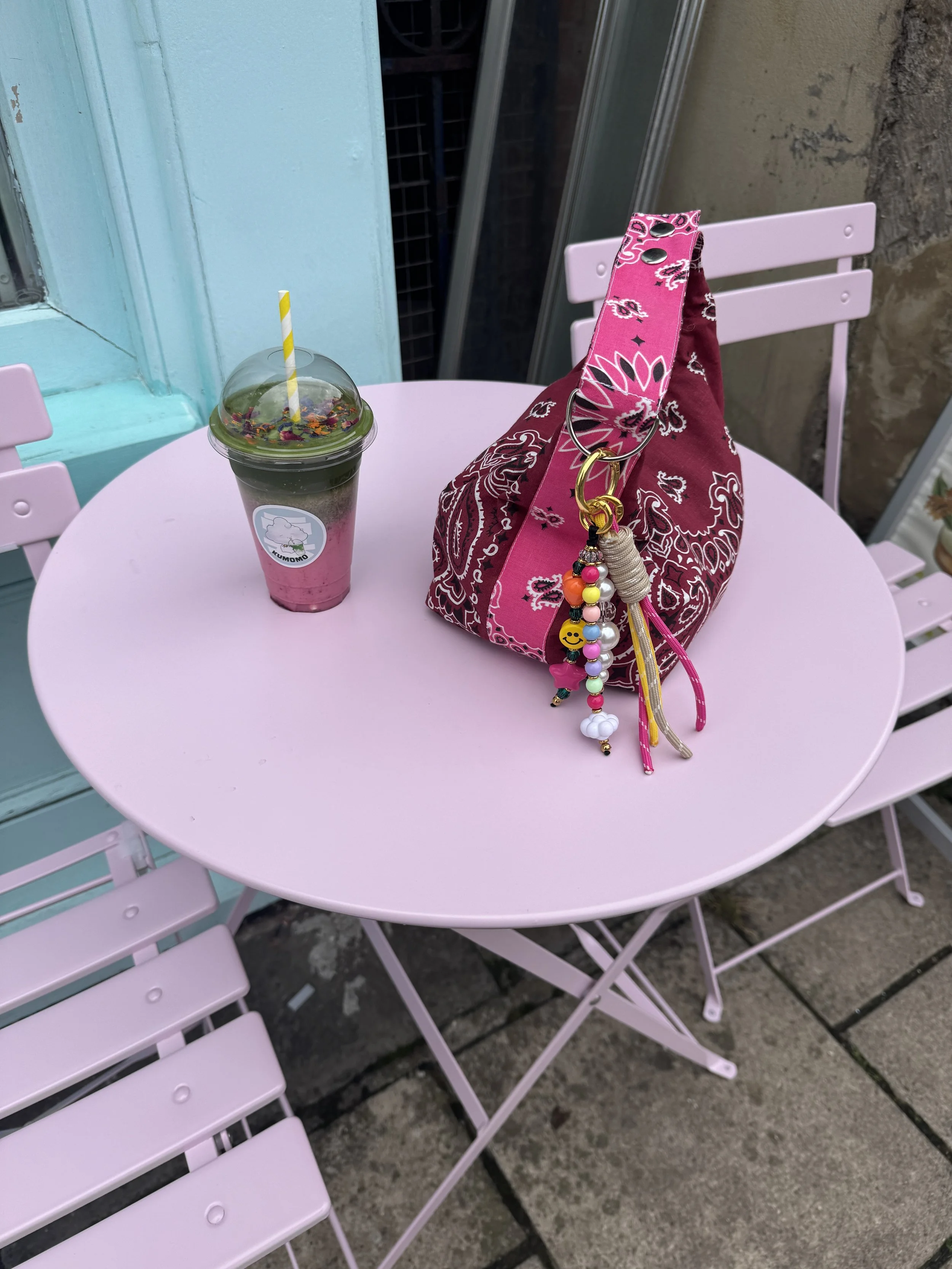 Happy Heart Bag Charm