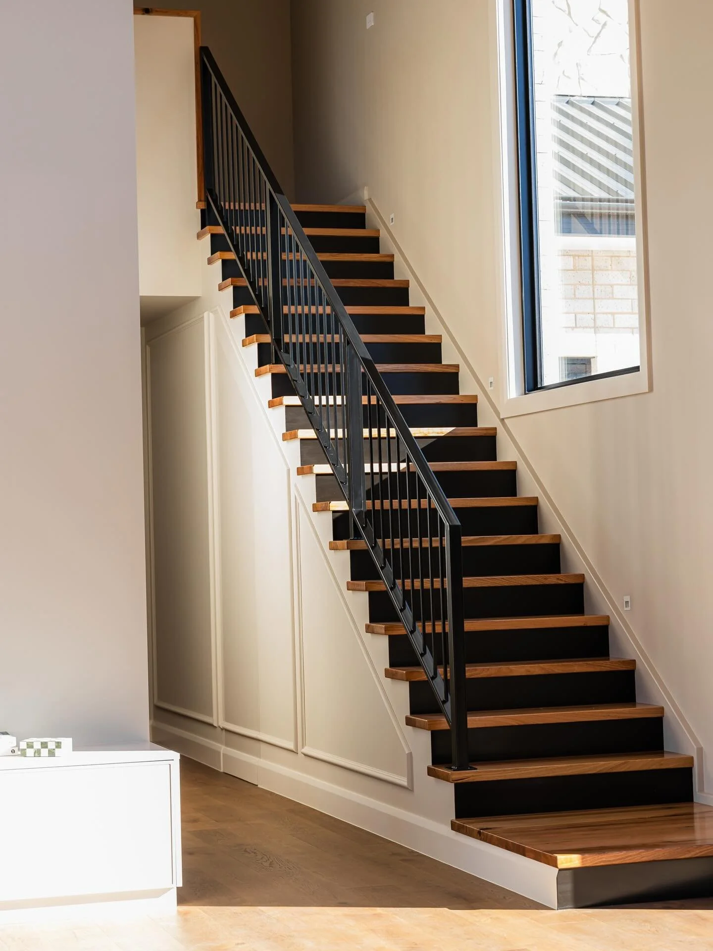 The secret door. Can you spot it? 🪄

Wainscoting detail that adds quiet character.