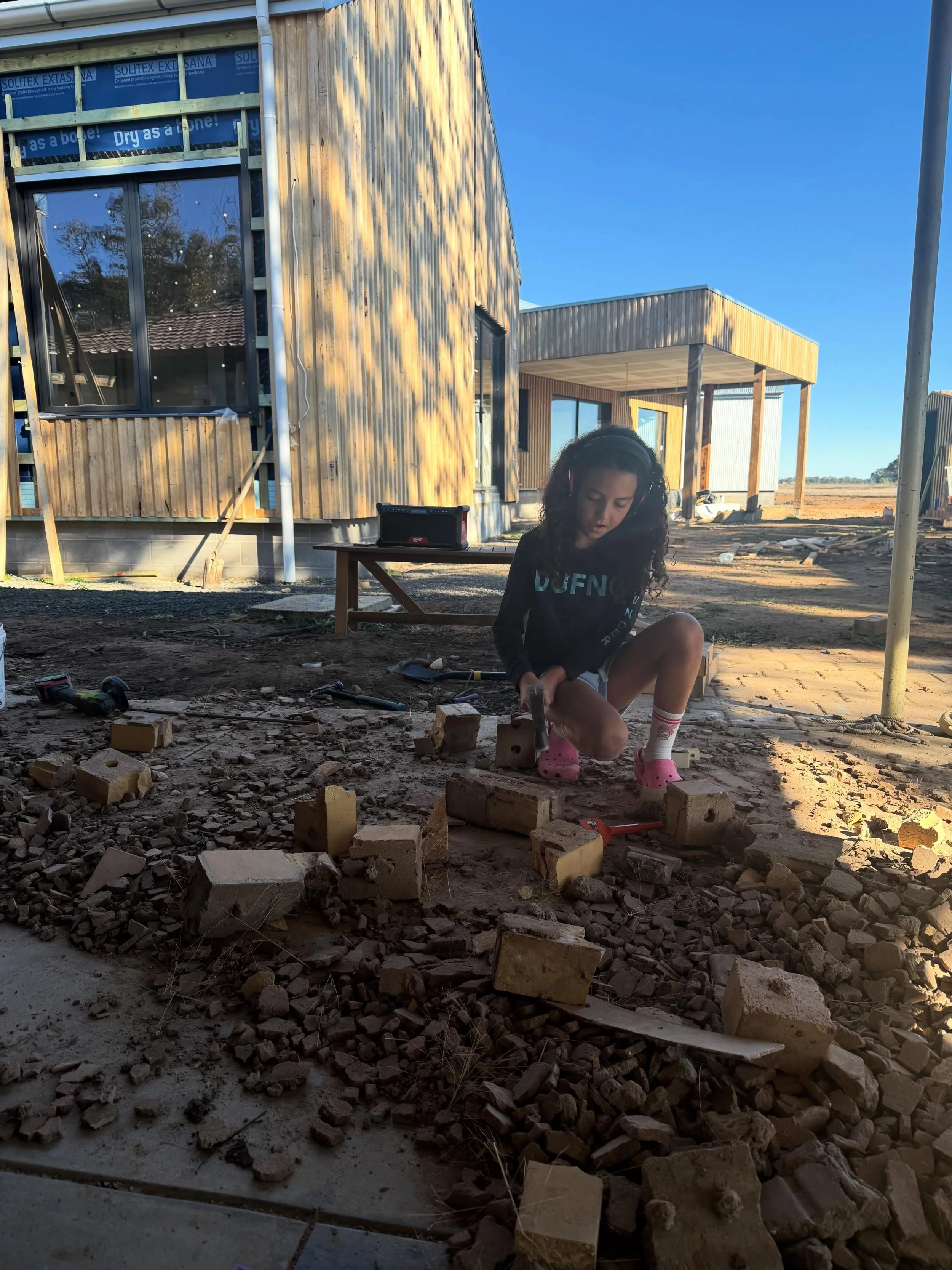 I love that this is our kids&rsquo; normal.

They have basically lived in a house their entire lives that was either being renovated or built.

Back in 2011 we bought an old ex-commission house. Jesse was an apprentice, I was at uni and funds were ti