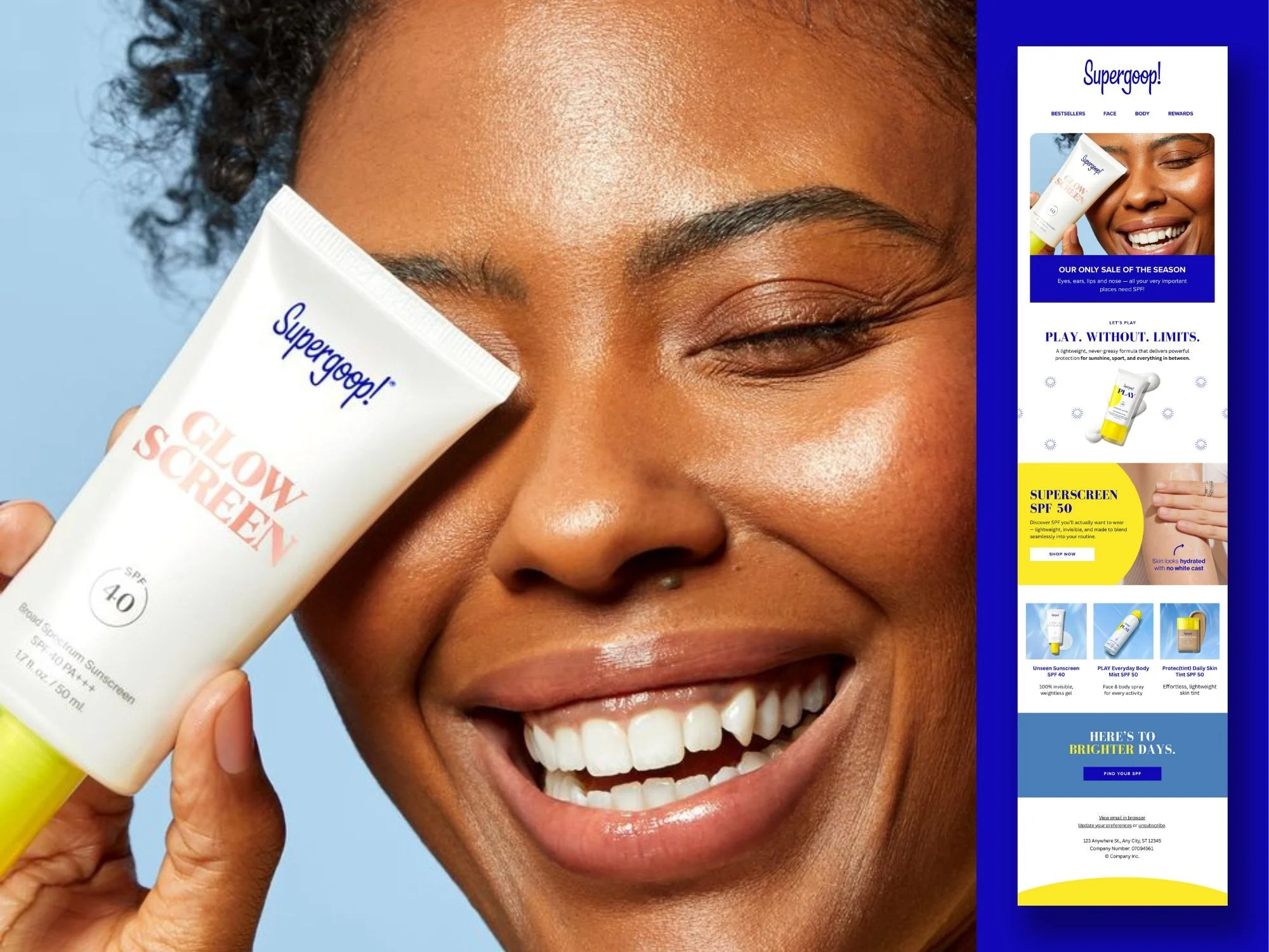 Supergoop Email Design