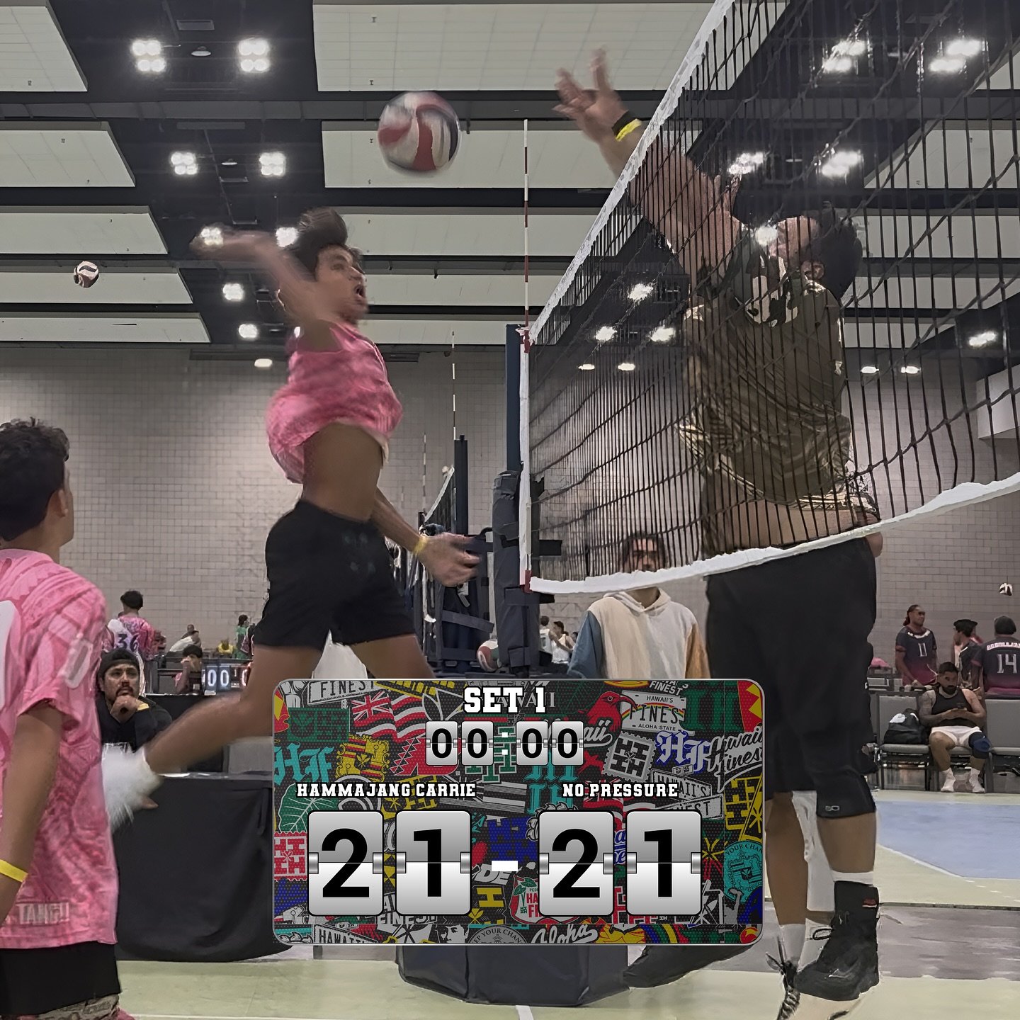 Head down to Court 5 and catch the action 

Hammajang Carrie and No Pressure are locked in a battle, tied at 21 in the first set! #HIFinest #50Classic2025