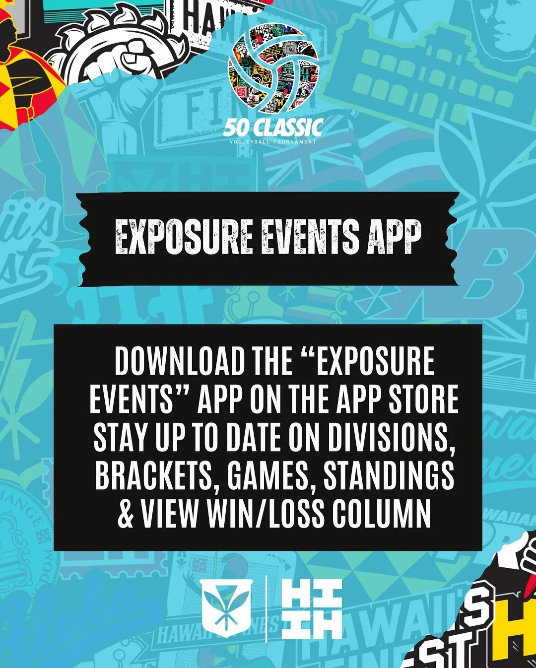 Want to keep up with match schedules and real-time results? 

Download the Exposure Events App from the App Store, search 5-0 Classic, and follow all the action as it happens! #HIFinest #50Classic2025