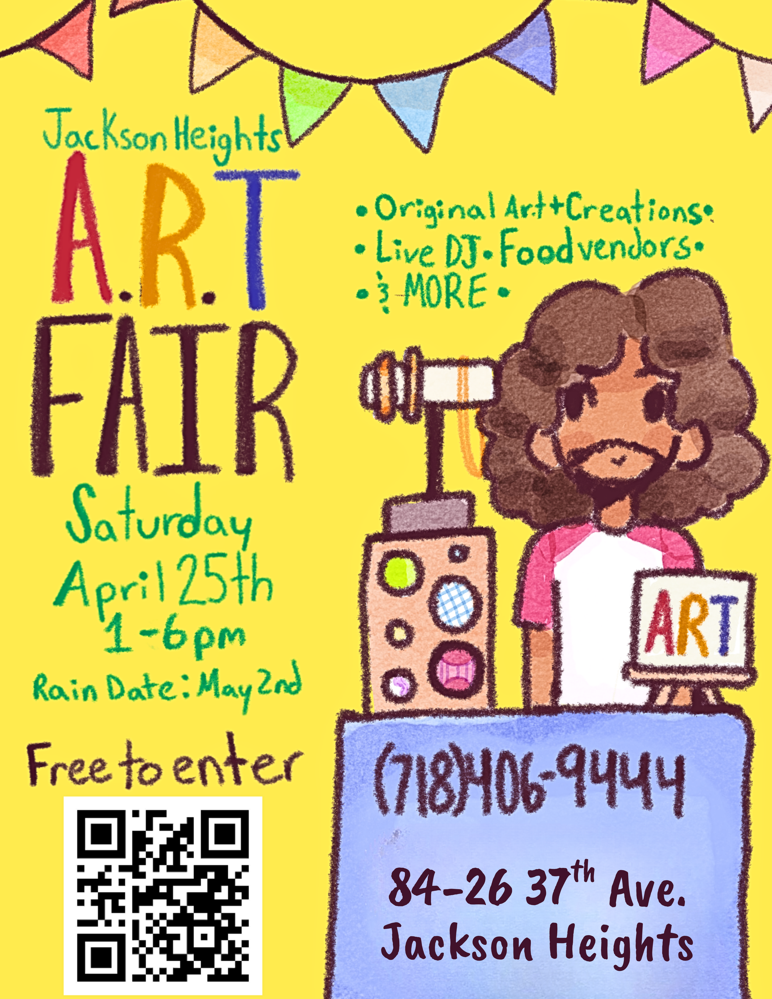 A.R.T. Fair - NYC artists and Creators selling originals, prints, stationery, Wearable Creations, &amp; more! FREE TO ATTEND