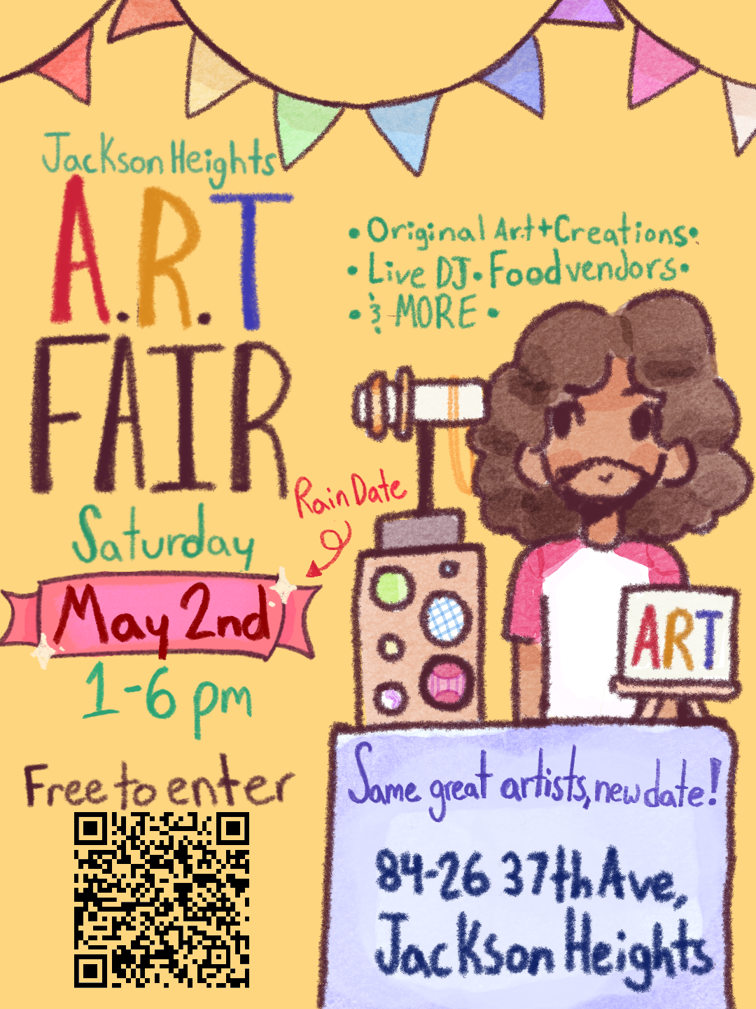 A.R.T. Fair - NYC artists and Creators selling originals, prints, stationery, Wearable Creations, &amp; more! FREE TO ATTEND