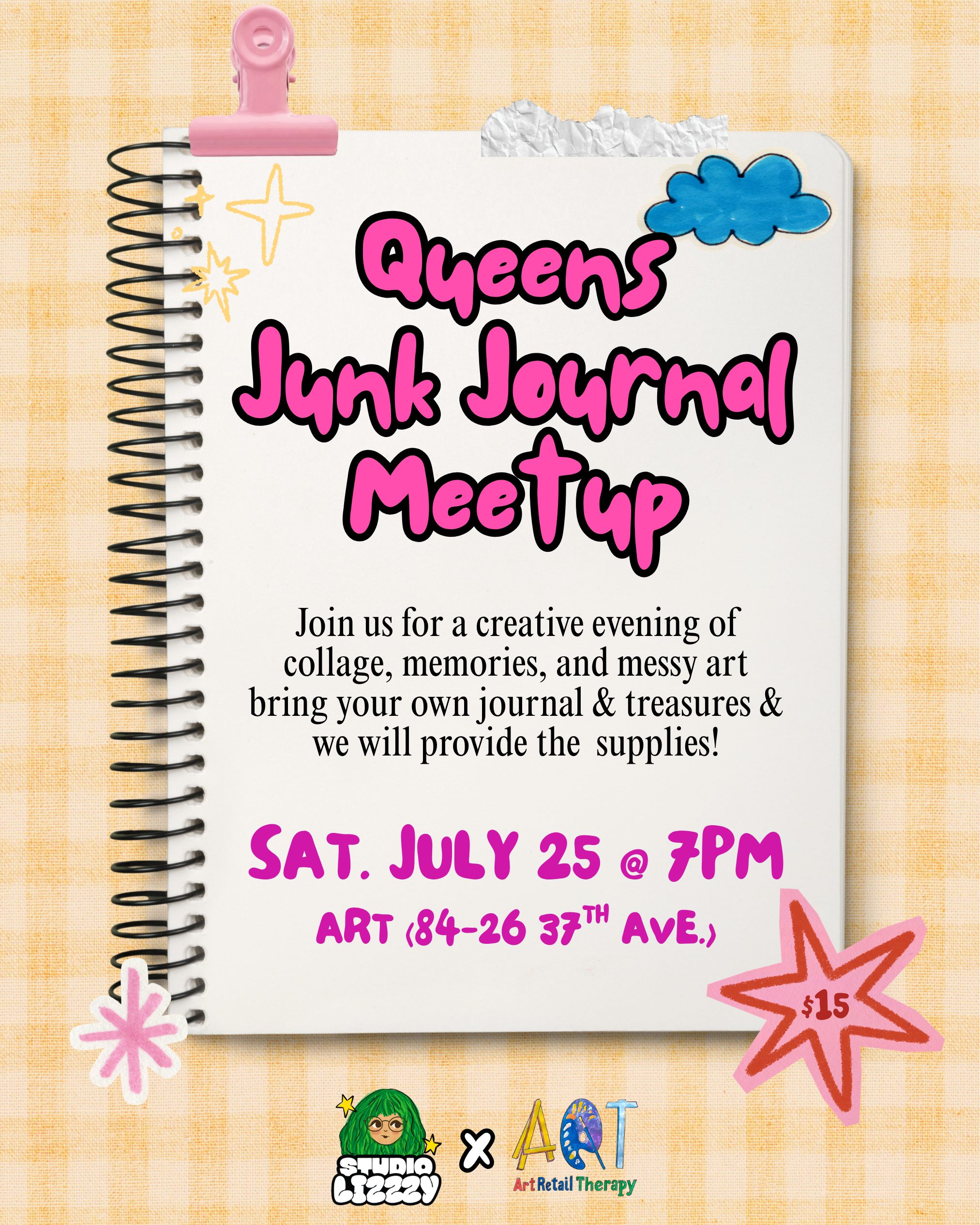 Junk Journaling in Queens / Taller de "Basurario" - Adult(o)s & Teens/Adolescentes